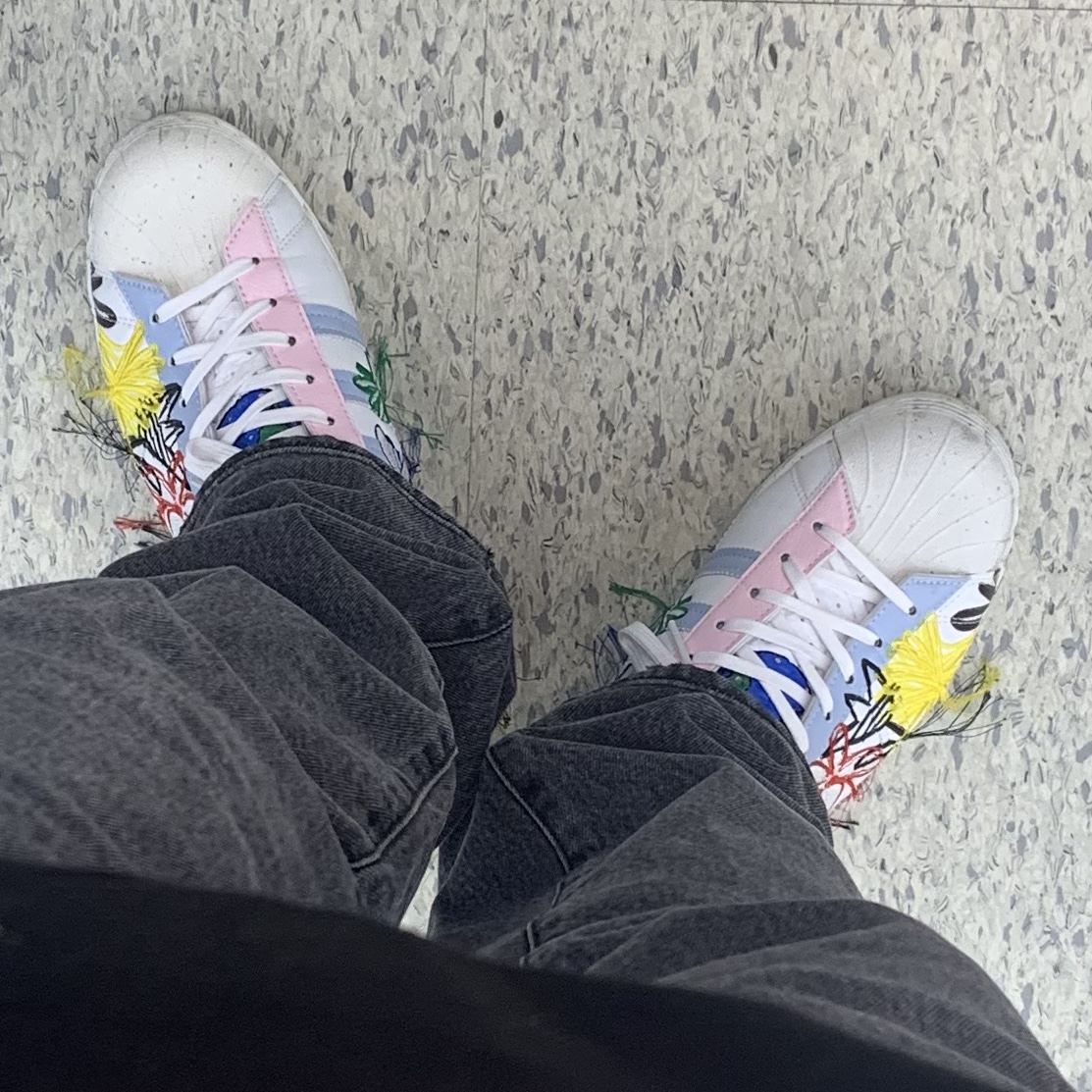Adidas x Sean Wotherspoon Superstar Superearth 착용 스타일 - 3