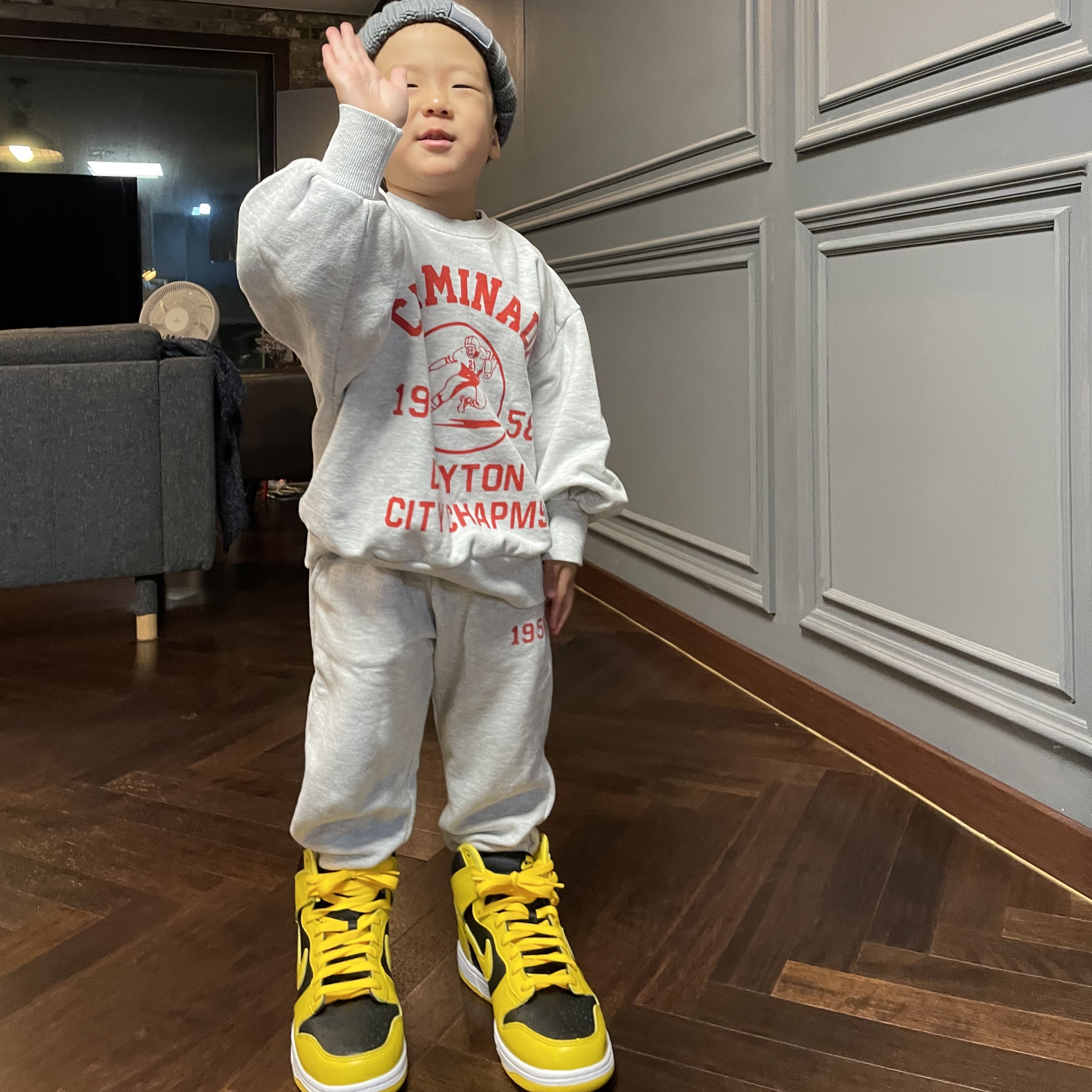 Nike Dunk High SP Varsity Maize 착용 스타일 - 1