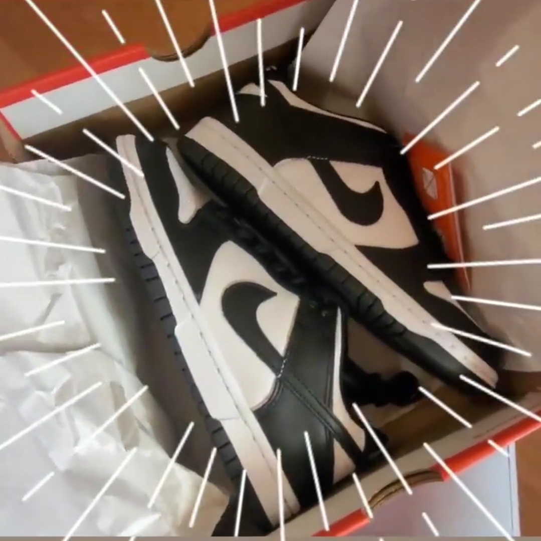 (GS) Nike Dunk Low Black 착용 스타일 - 3