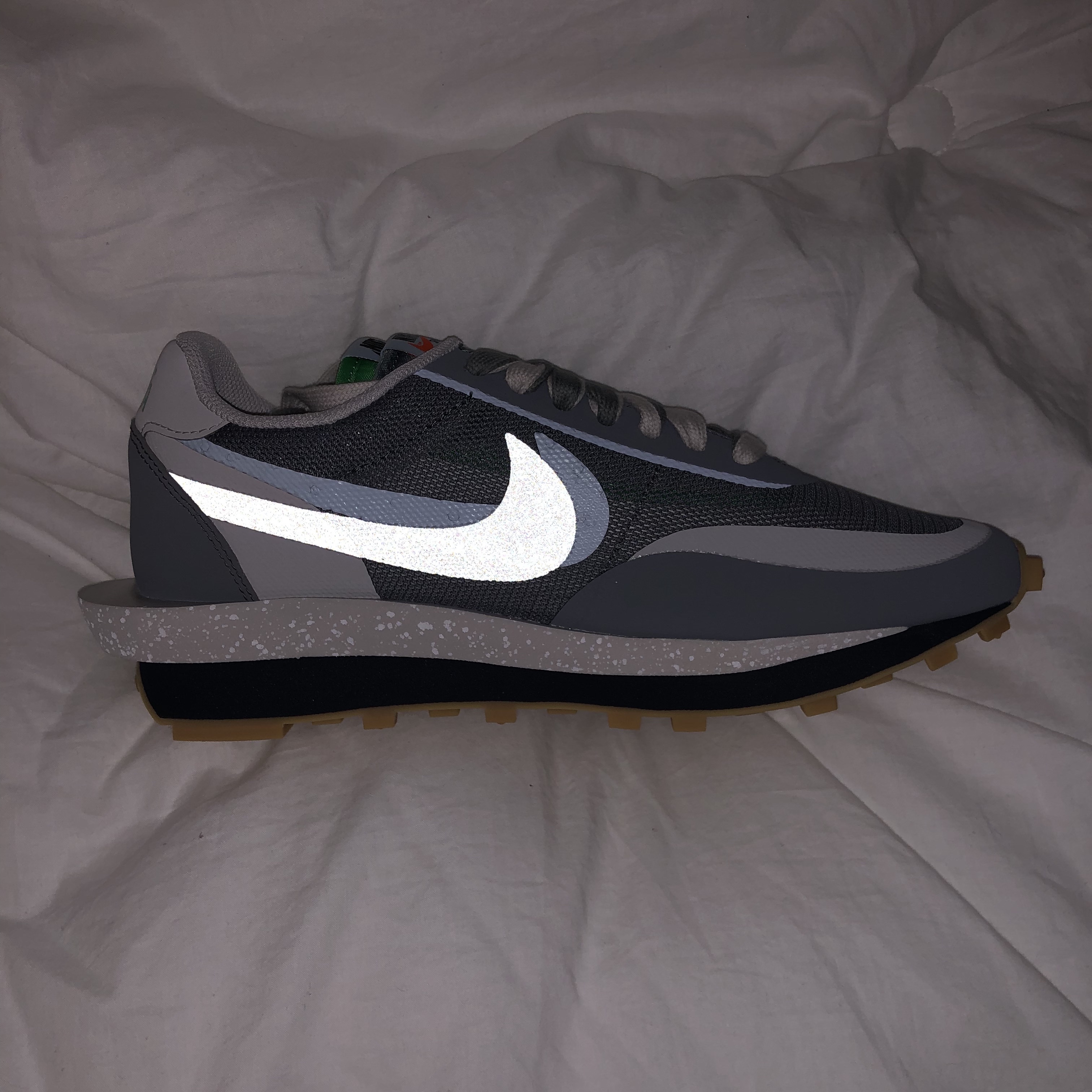 Nike x Sacai x Clot LDWaffle Cool Grey 착용 스타일