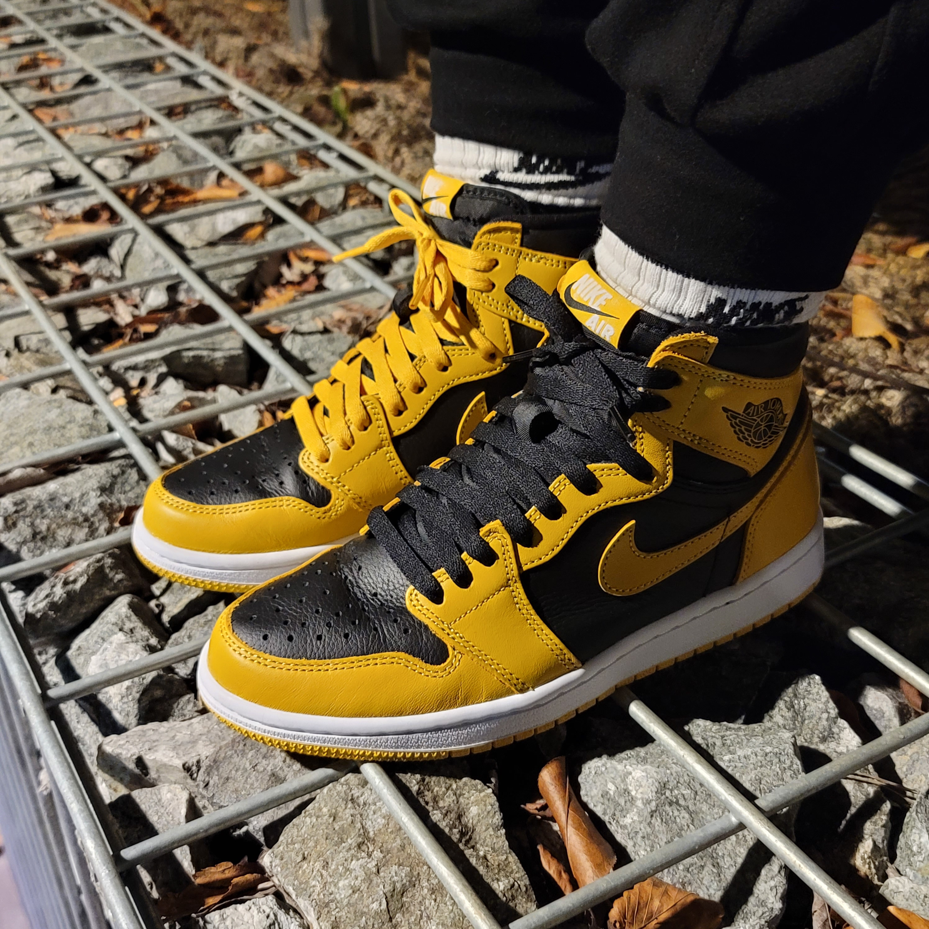 Jordan 1 Retro High OG Pollen 착용 스타일 - 1