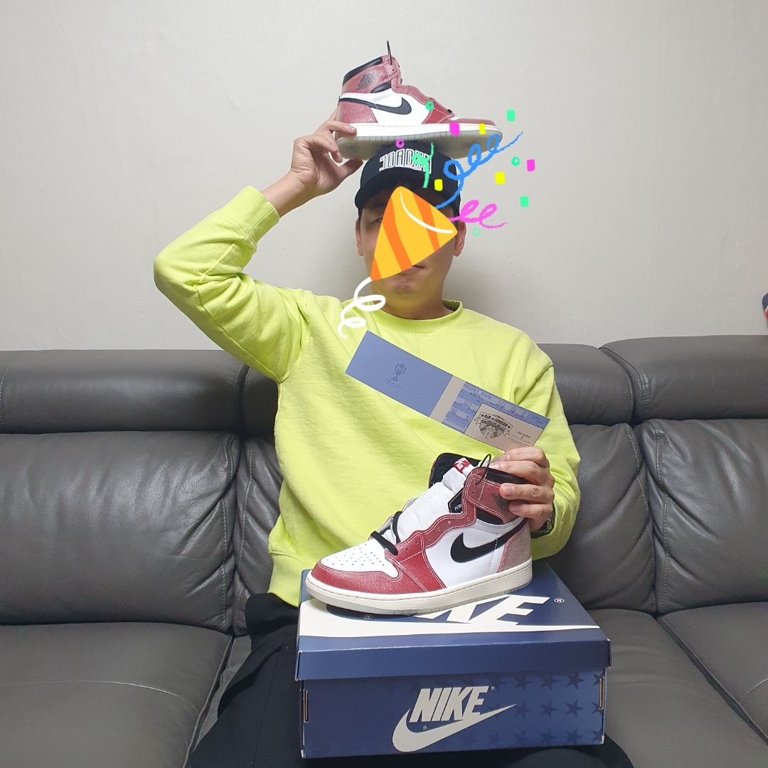 Jordan 1 x Trophy Room Retro High OG SP Chicago 착용 스타일 - 1