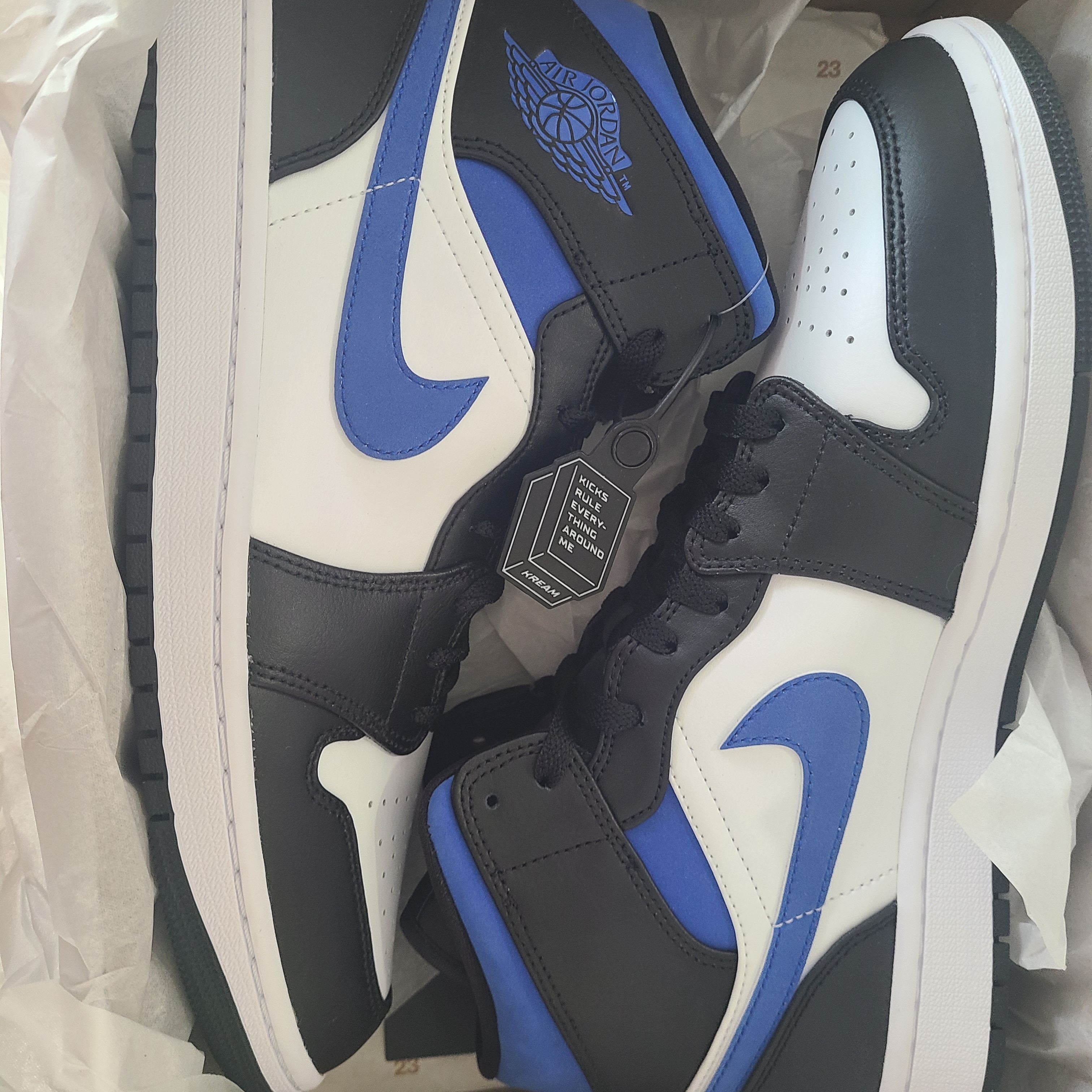 Jordan 1 Mid Racer Blue 착용 스타일