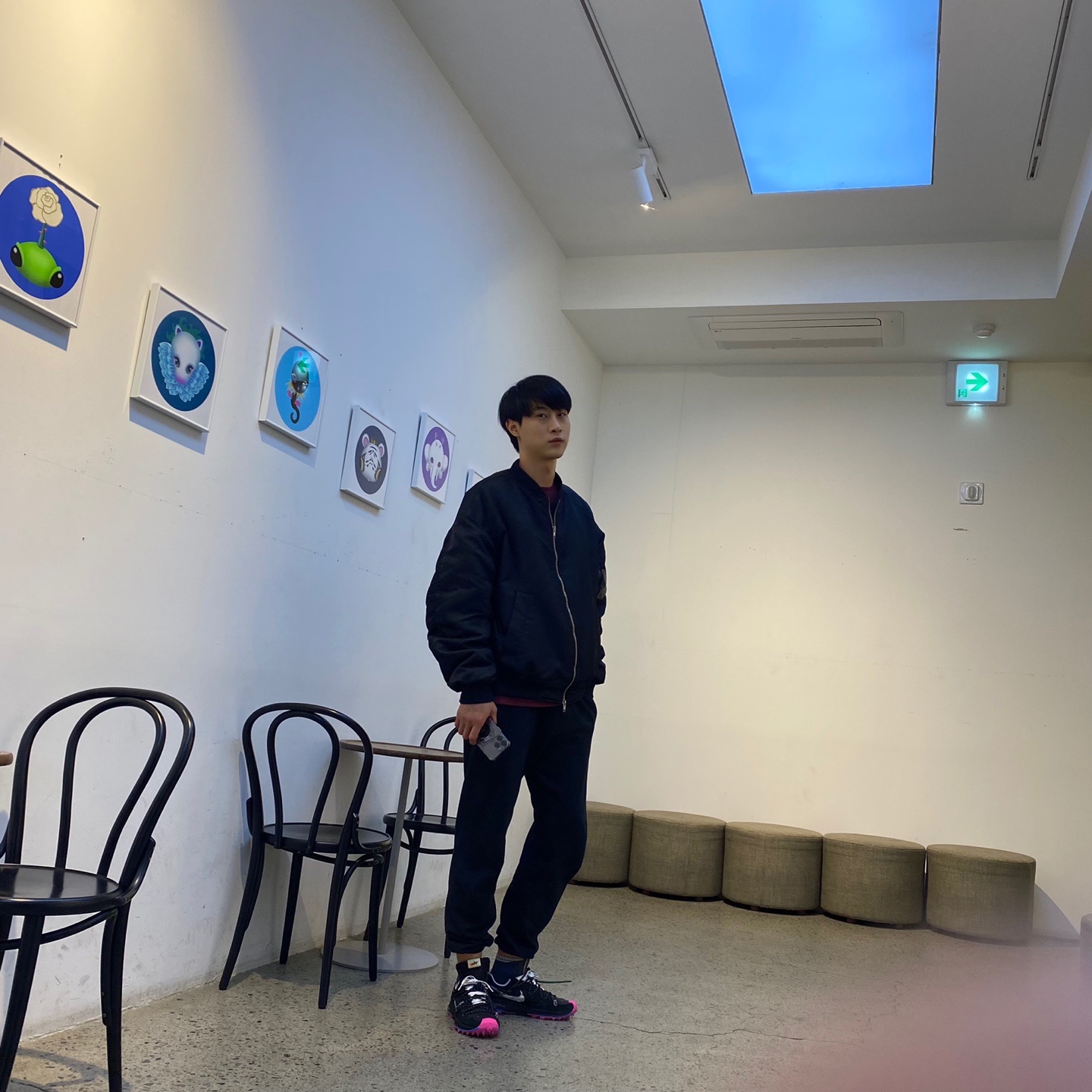(W) Nike x Off-White Zoom Terra Kiger 5 Black 착용 스타일