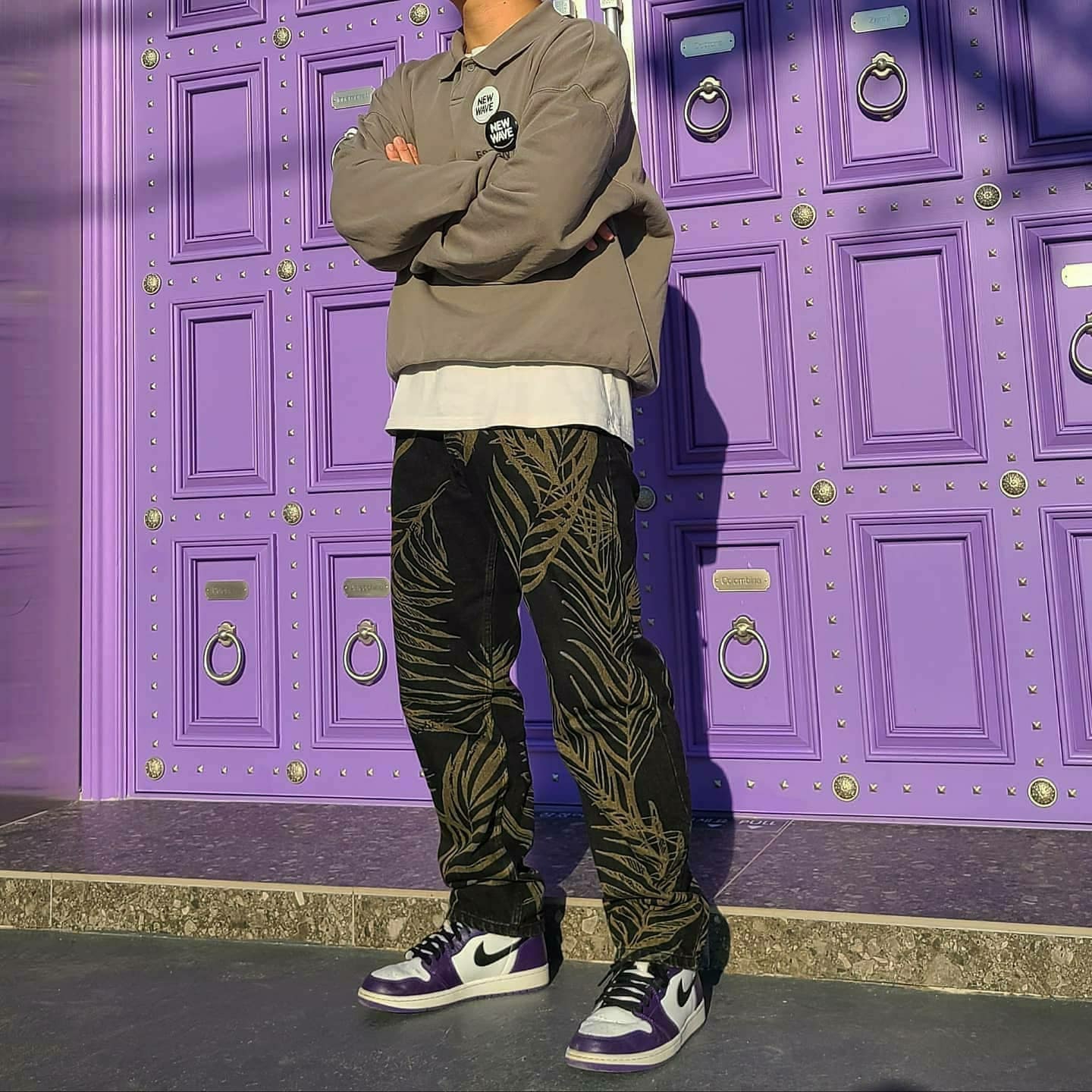 Jordan 1 Retro High OG Court Purple 2020 착용 스타일 - 2