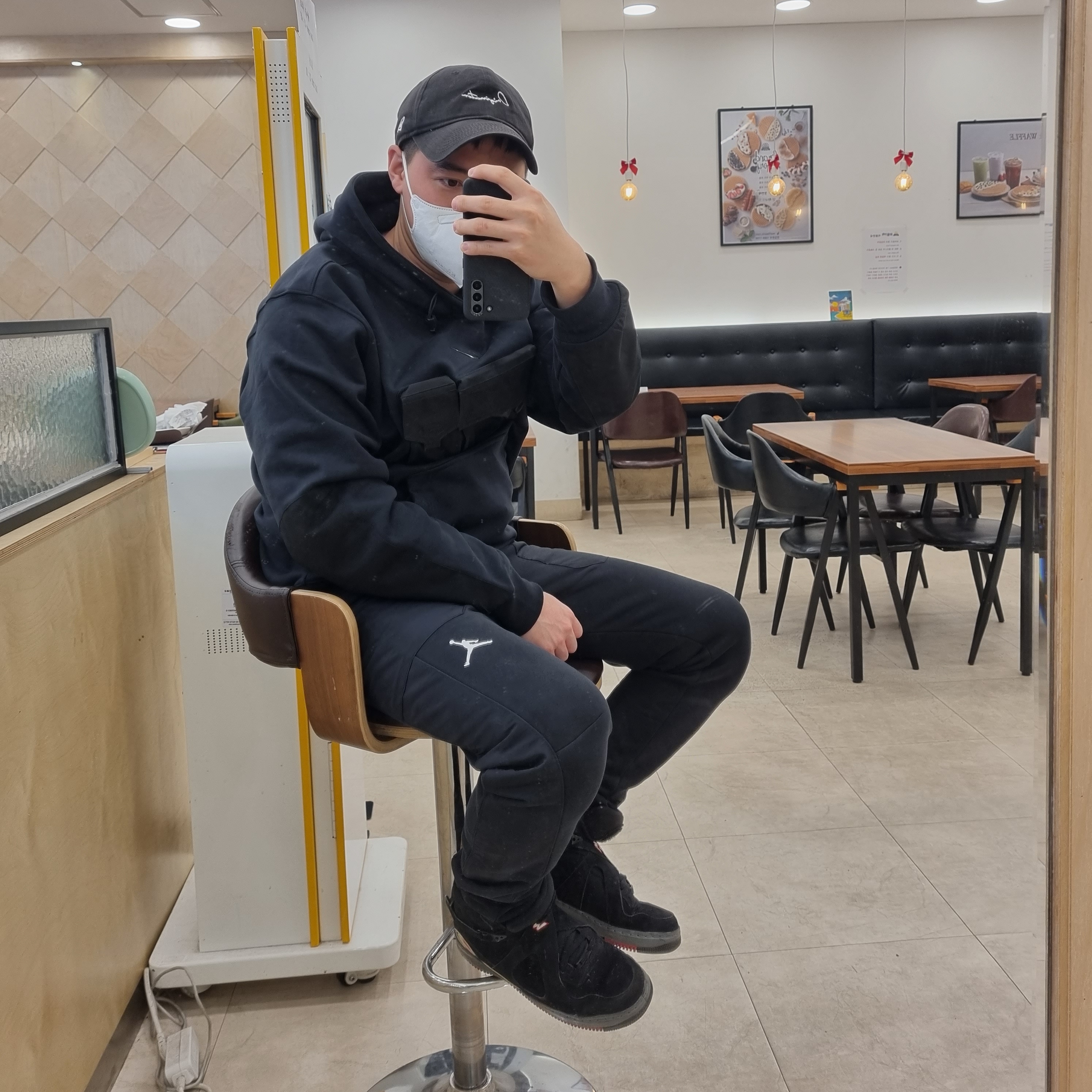 Nike x Drake Nocta NRG Hoodie Black - US/EU 착용 스타일 - 1