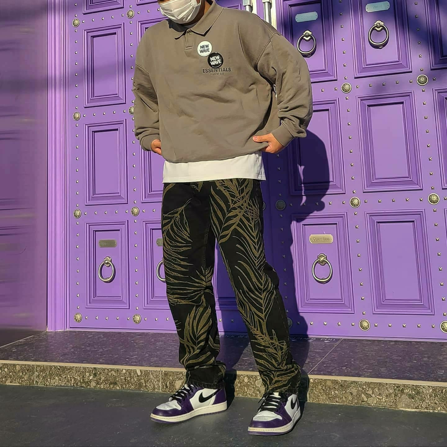 Jordan 1 Retro High OG Court Purple 2020 착용 스타일 - 1