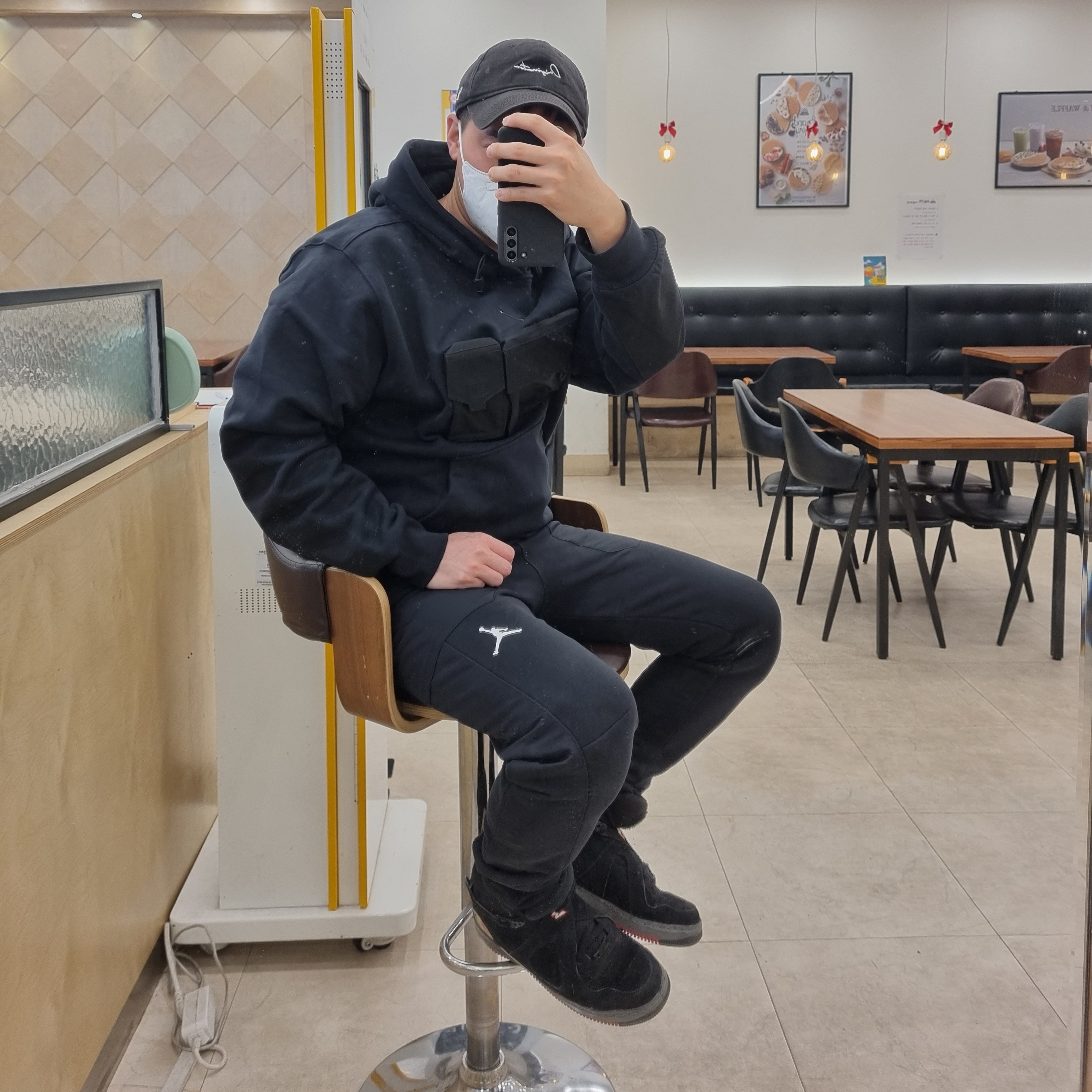 Nike x Drake Nocta NRG Hoodie Black - US/EU 착용 스타일 - 2