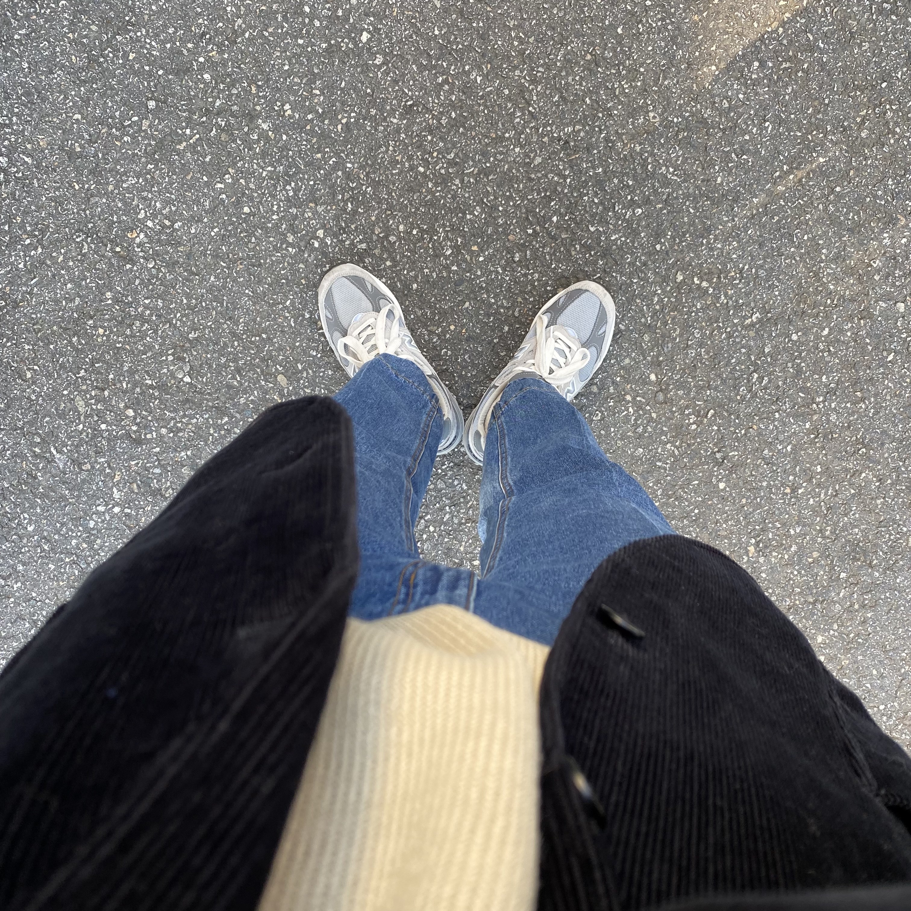 (W) New Balance 993 Made in USA Grey - B Standard 착용 스타일 - 2