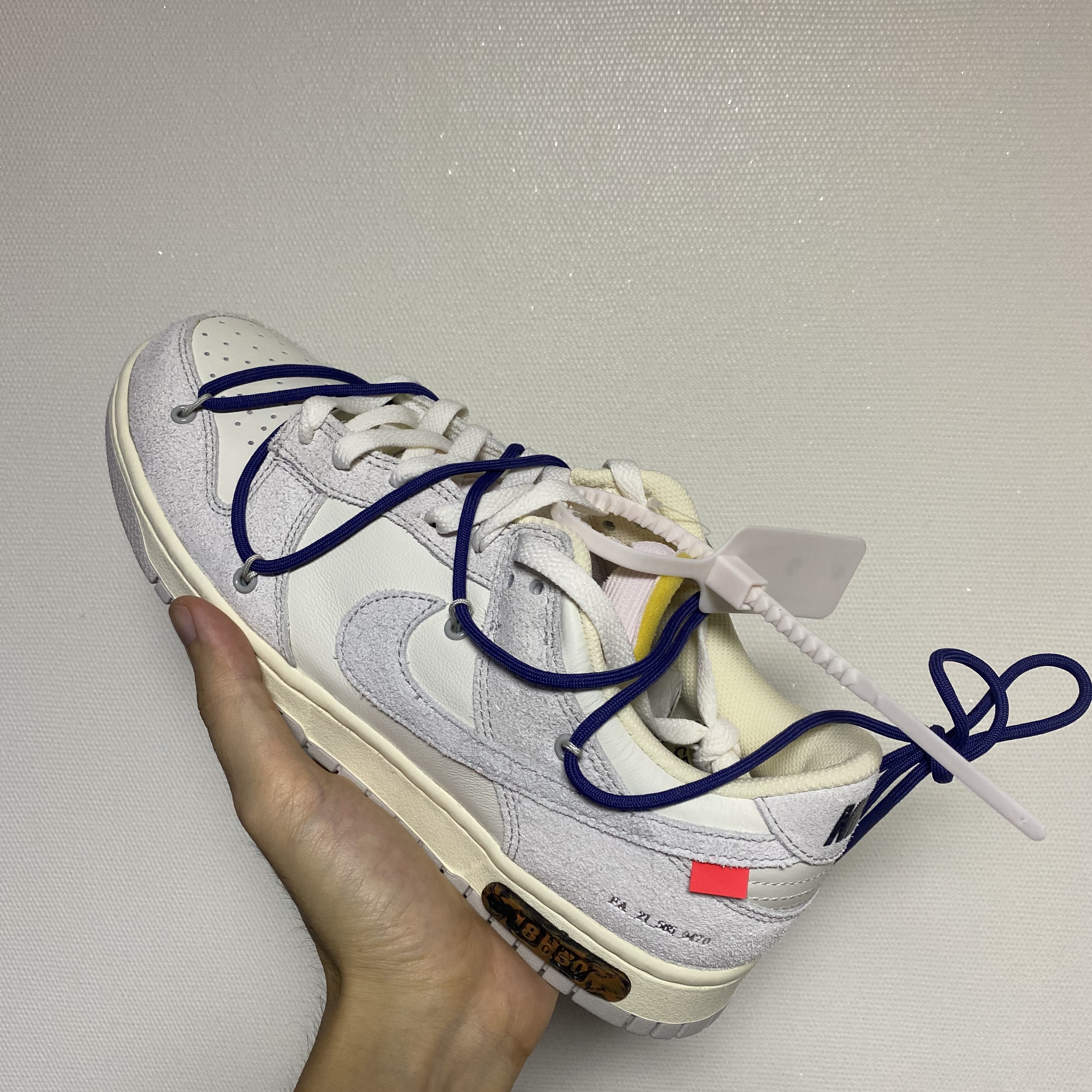 Nike x Off-White Dunk Low The 50 - Lot 18 착용 스타일