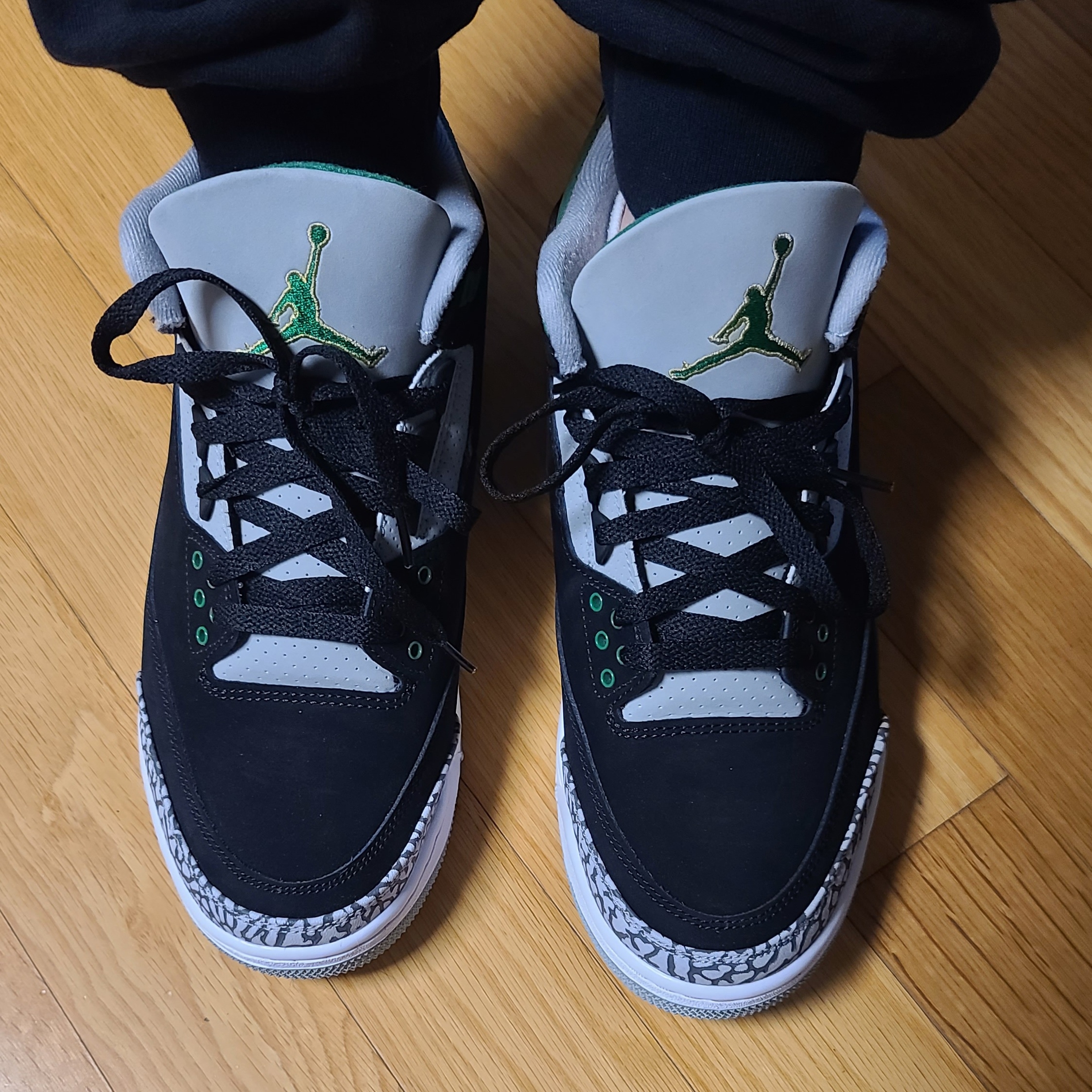 Jordan 3 Retro Pine Green 착용 스타일 - 2