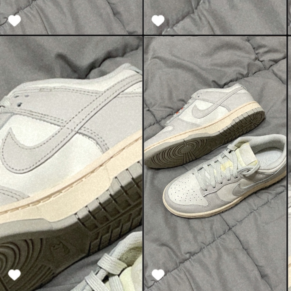 (W) Nike Dunk Low Light Bone 착용 스타일 - 3