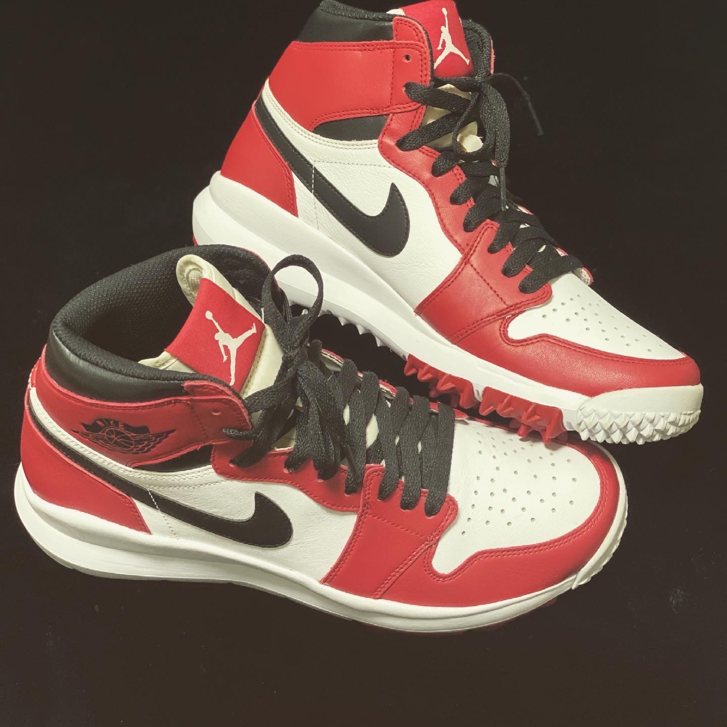 Jordan 1 Retro Golf Cleat Chicago 착용 스타일 - 4