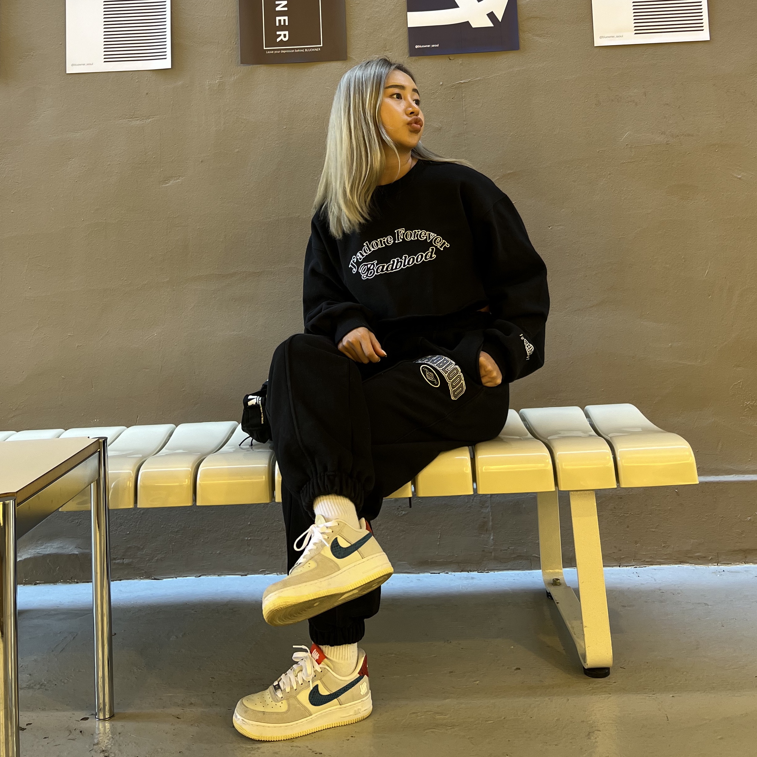 Nike x Undefeated Air Force 1 Low SP 5 On It 착용 스타일