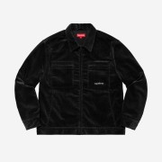 Supreme Corduroy Zip Jacket Black - 21FW