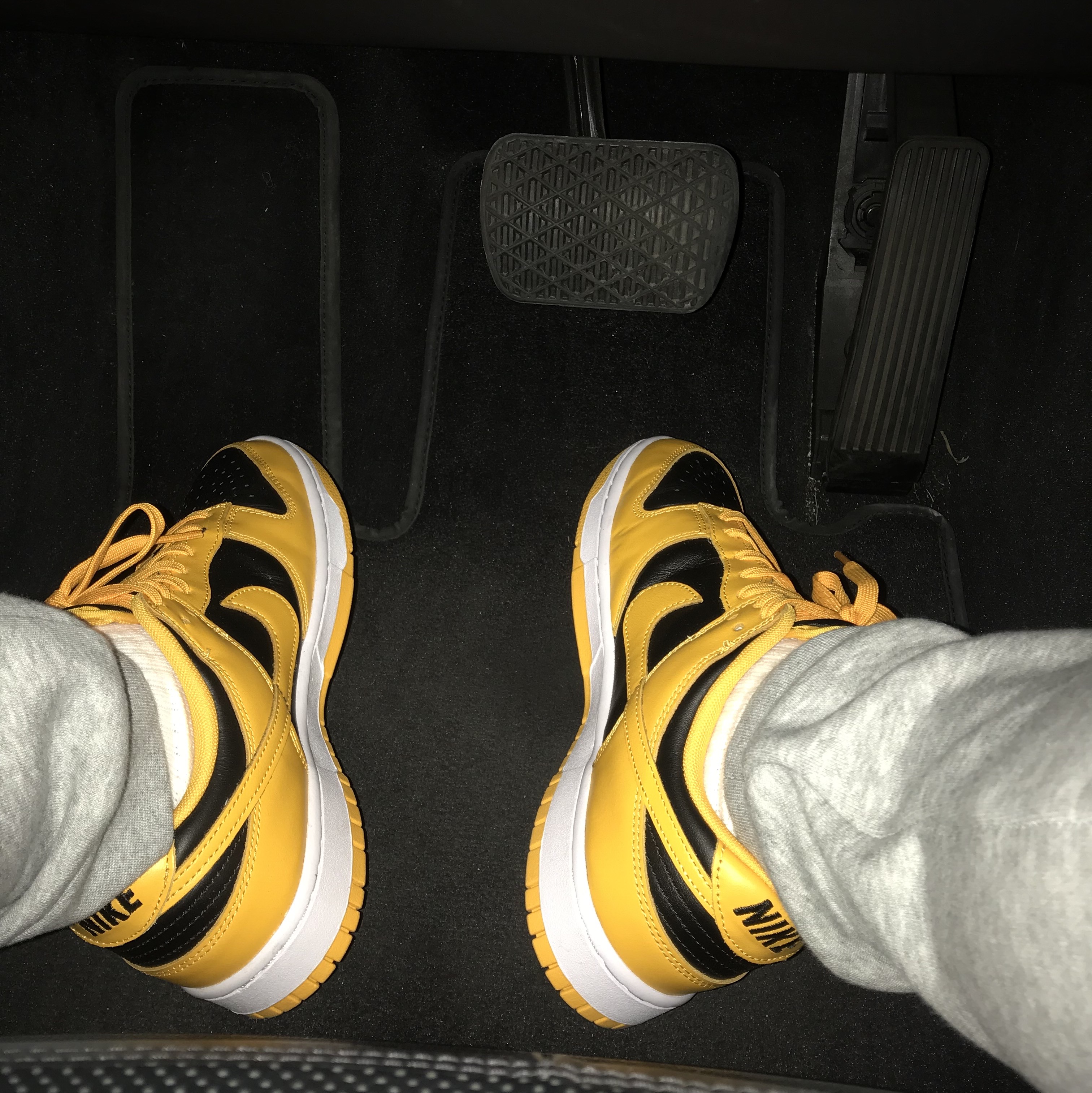 Nike Dunk Low Retro Championship Goldenrod 착용 스타일