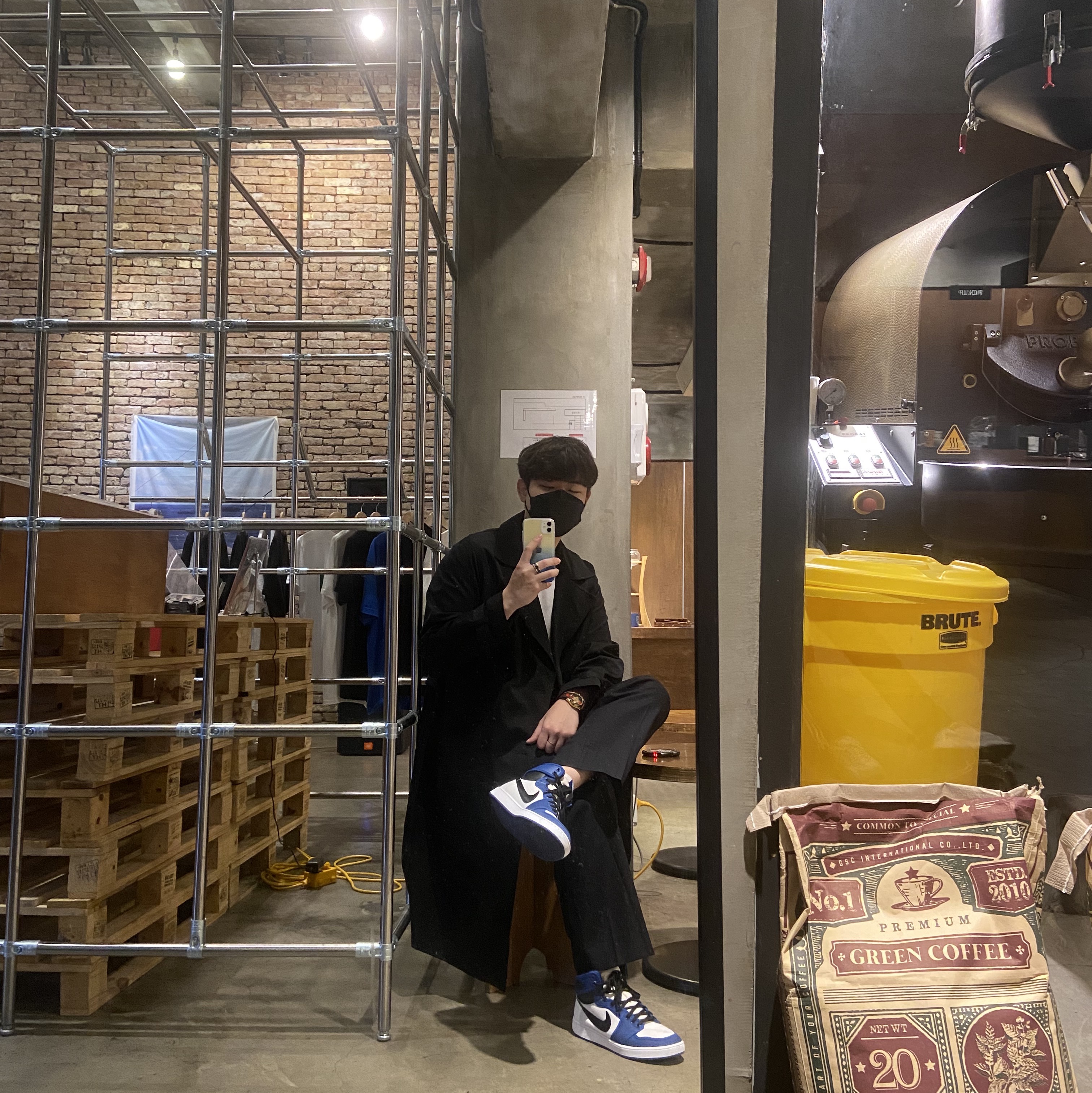 Jordan 1 KO Storm Blue 착용 스타일