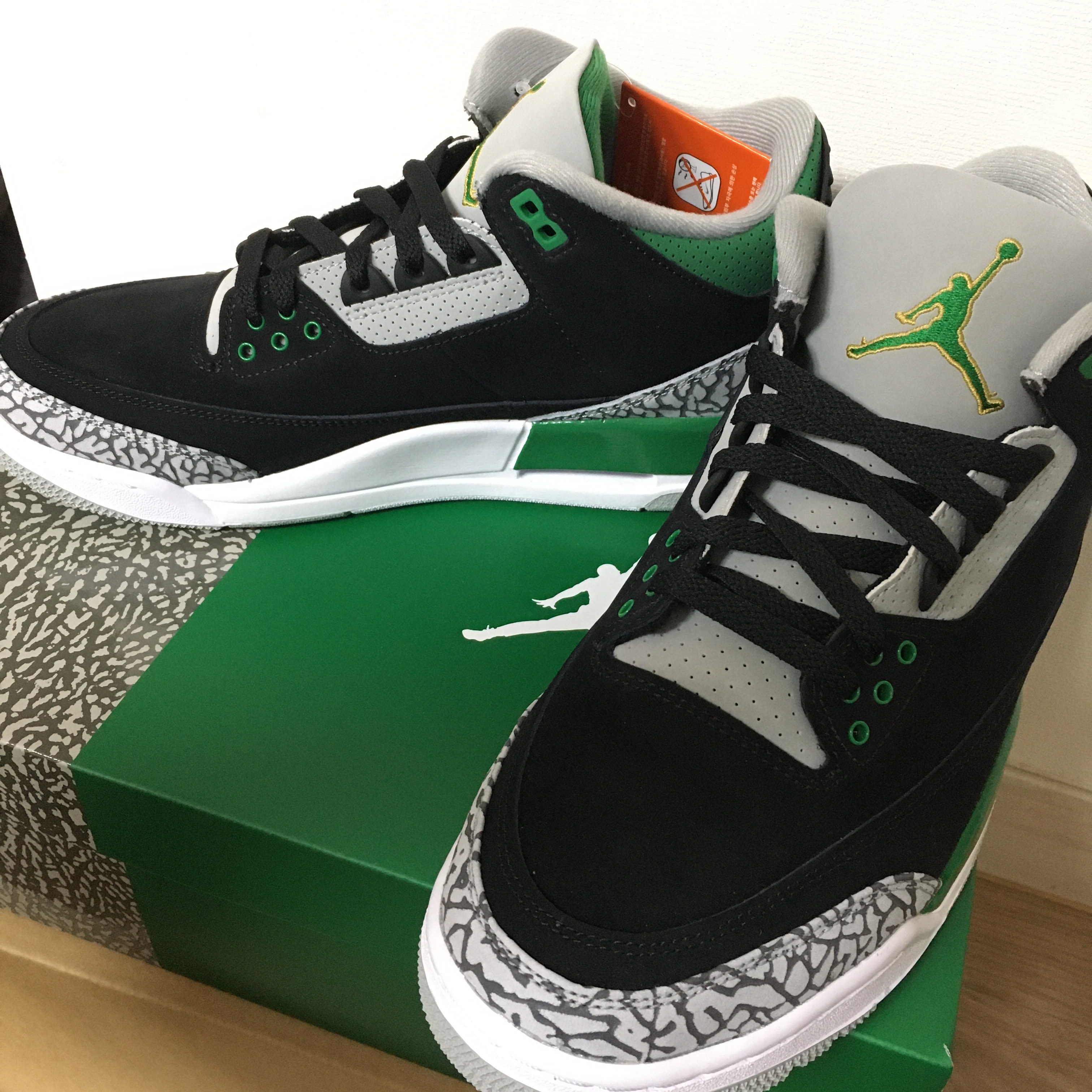 Jordan 3 Retro Pine Green 착용 스타일 - 1