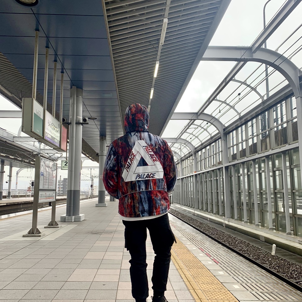 Palace Utility Jacket Tree Bark - 21FW, Hoka Tor Ultra Hi WP Black 2018 착용 스타일 - 1