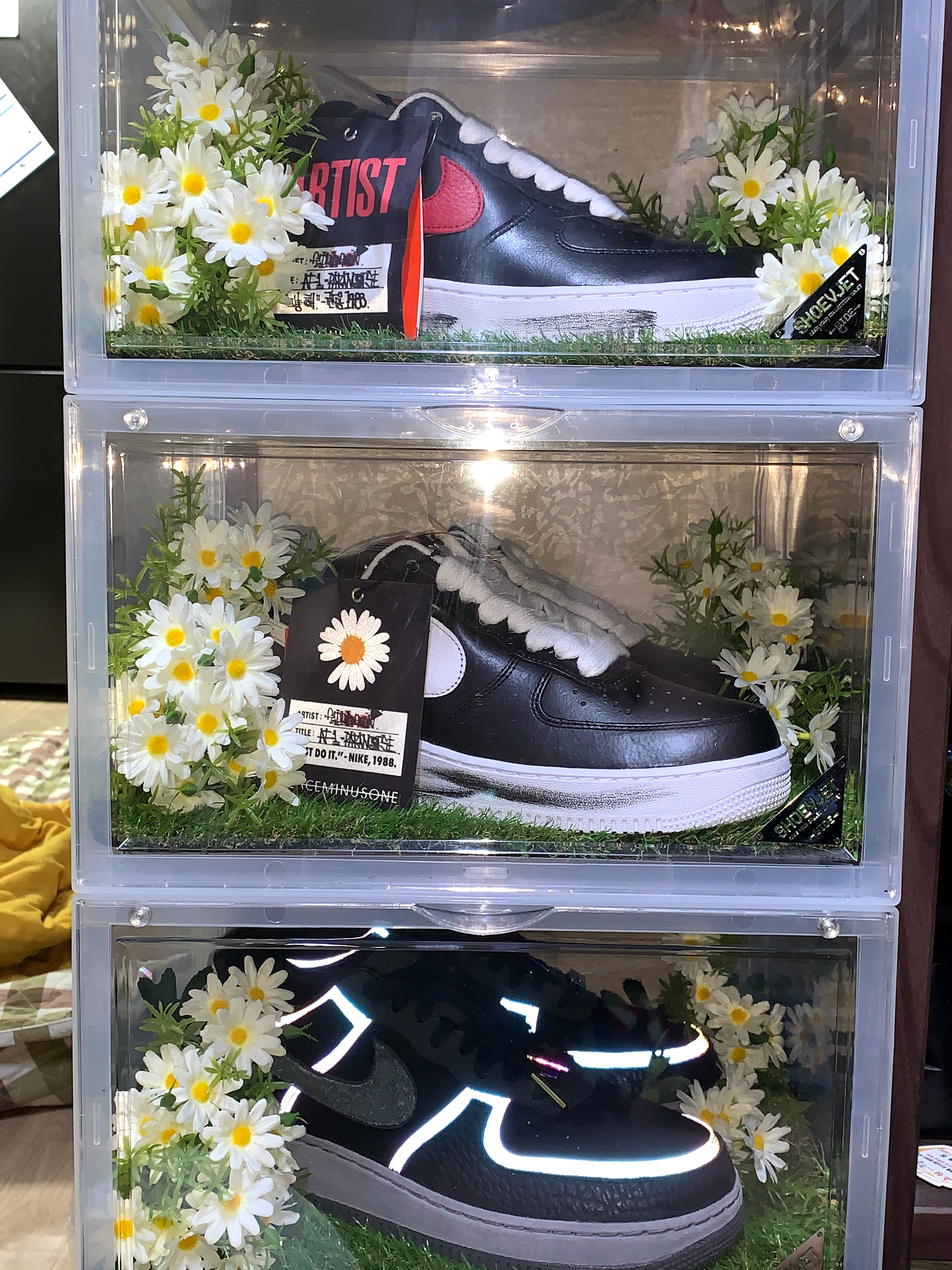 Nike x A Ma Maniere Air Force 1 Low, Nike x Peaceminusone Air Force 1 Low Para-Noise 착용 스타일