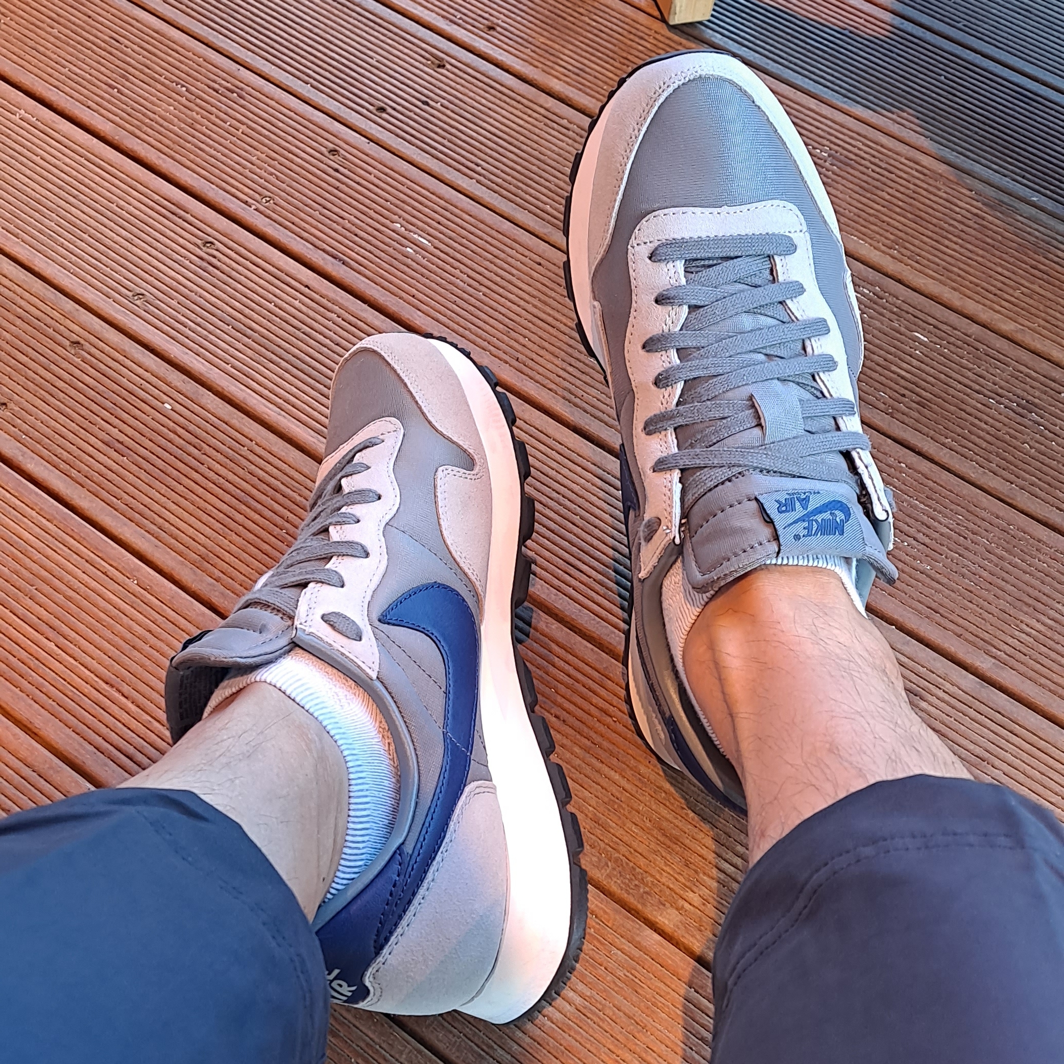 Nike Air Pegasus 83 Blue Void 착용 스타일