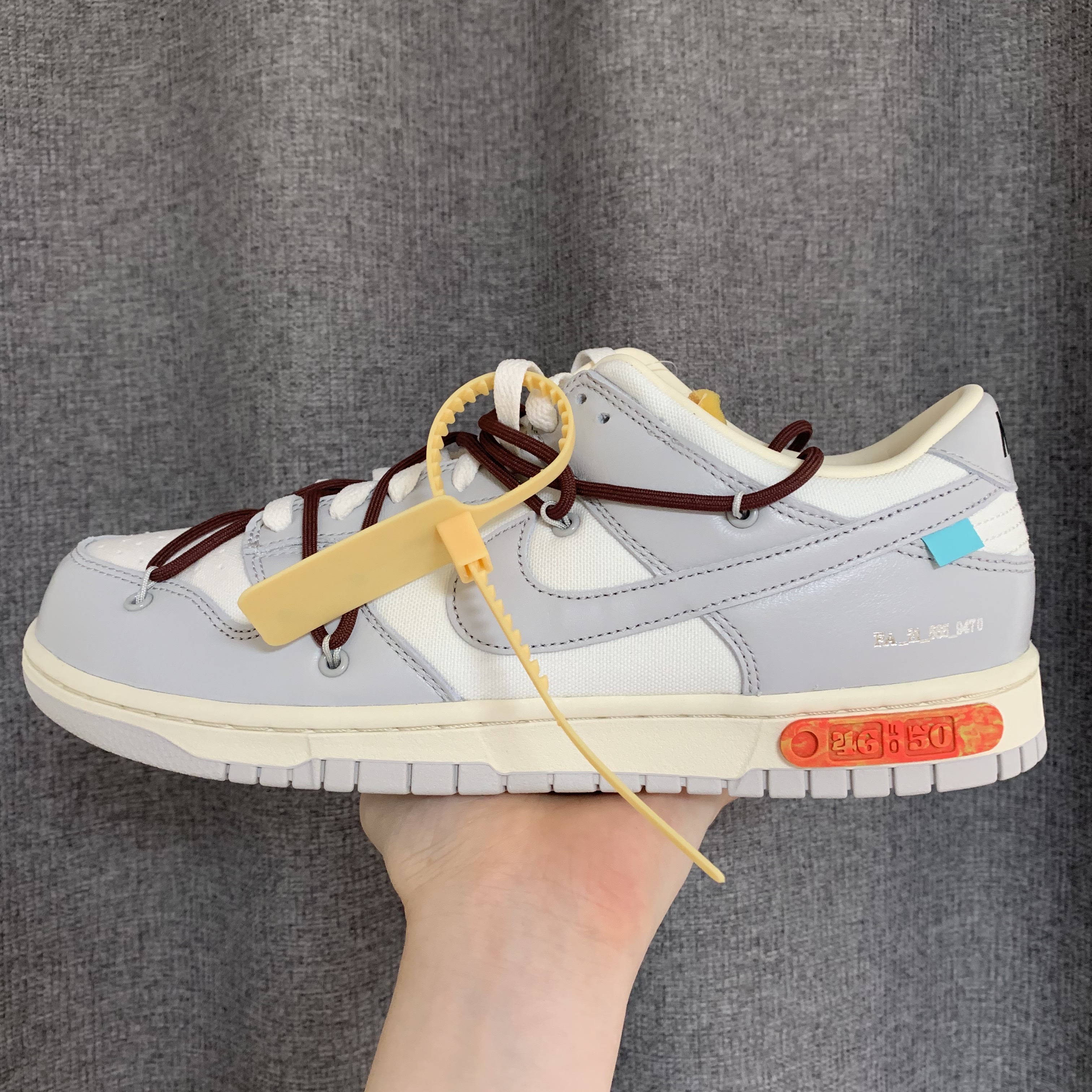 Nike x Off-White Dunk Low The 50 - Lot 46, Nike x Off-White Dunk Low The 50 - Lot 18 착용 스타일 - 1