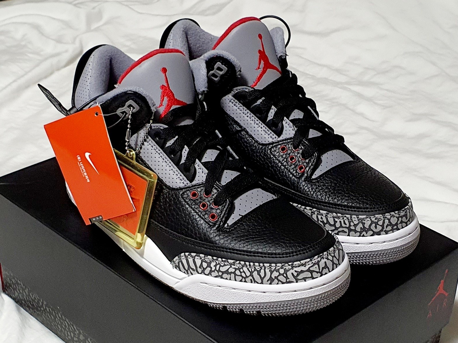 Jordan 3 Retro OG Black Cement 2018 착용 스타일 - 1