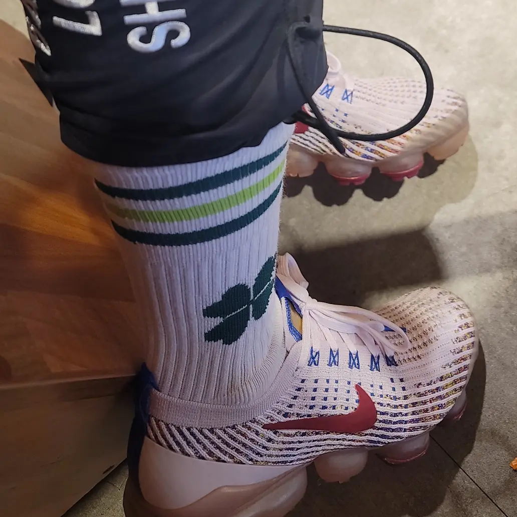 (W) Nike Air VaporMax Flyknit 3 Multi-Color 착용 스타일