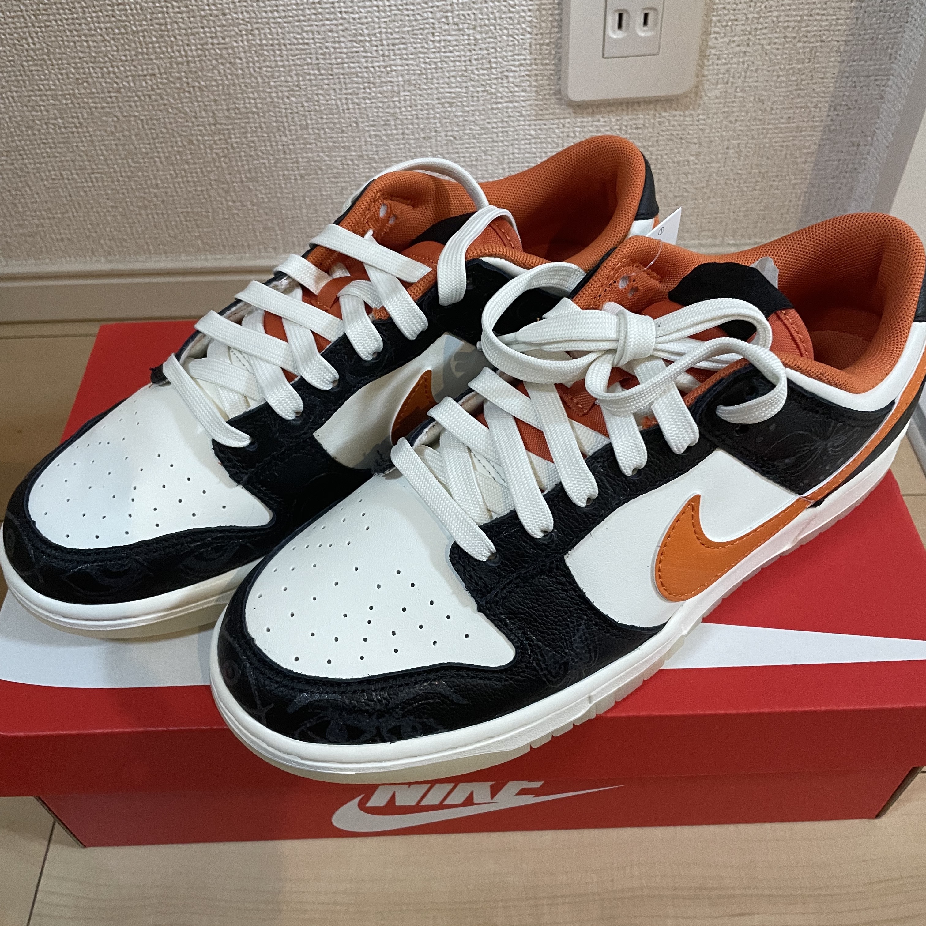 Nike Dunk Low Retro PRM Halloween 착용 스타일 - 1