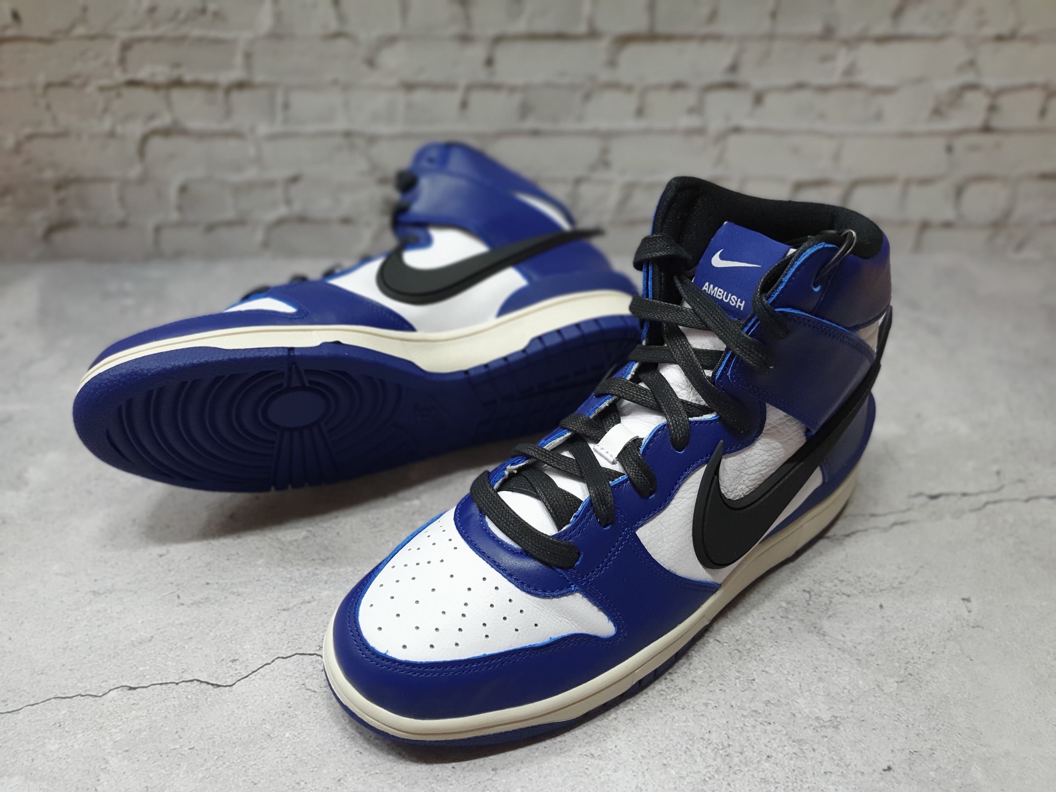 Nike x Ambush Dunk High Deep Royal Blue, Nike x Ambush Dunk High Flash Lime 착용 스타일 - 1