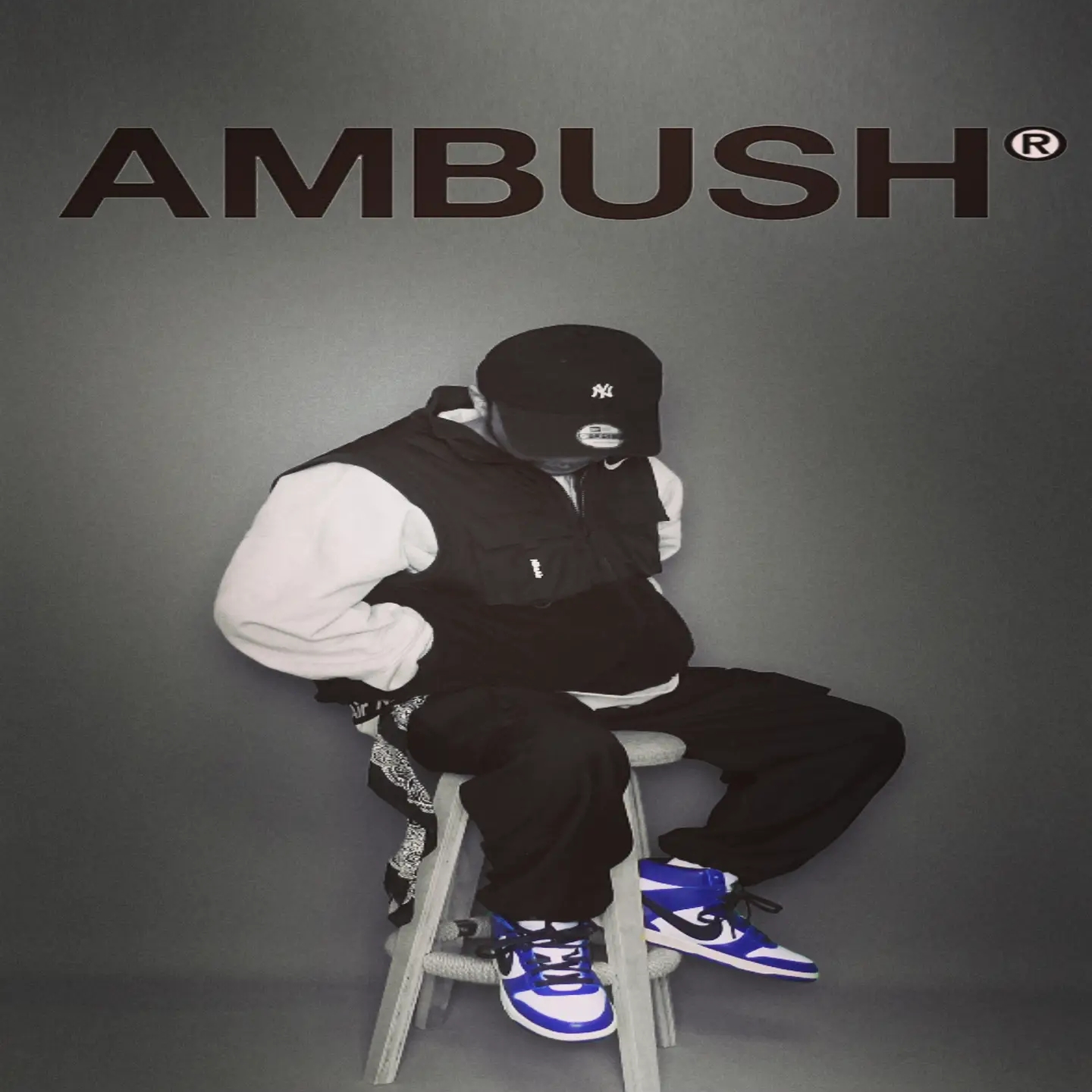 Nike x Ambush Dunk High Deep Royal Blue 착용 스타일