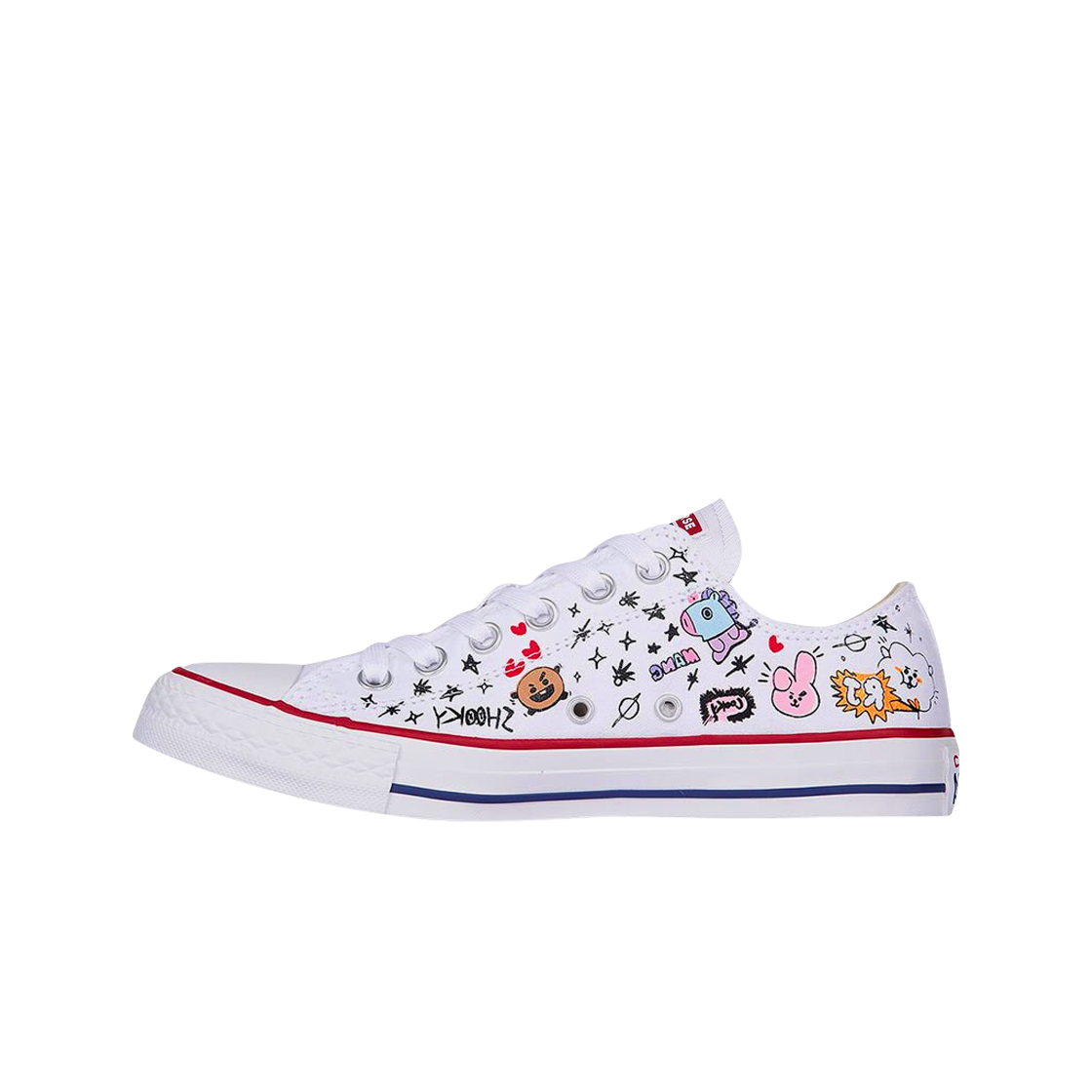 컨버스 x BT21 척 테일러 올스타 로우 화이트(Converse x BT21 Chuck Taylor All Star Ox White) - 2