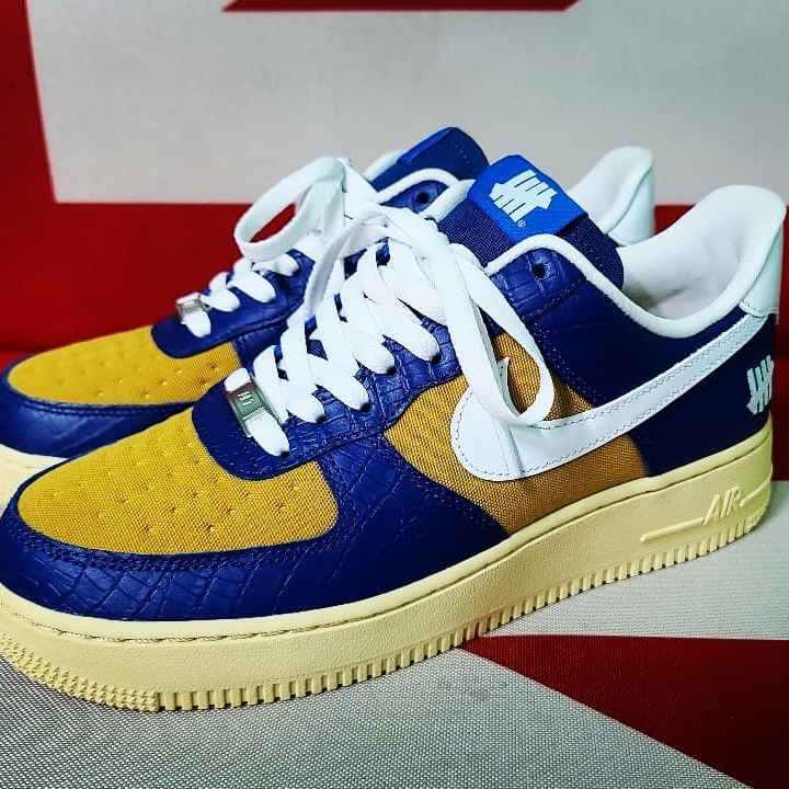 Nike x Undefeated Air Force 1 Low SP 5 On It Court Blue 착용 스타일 - 4
