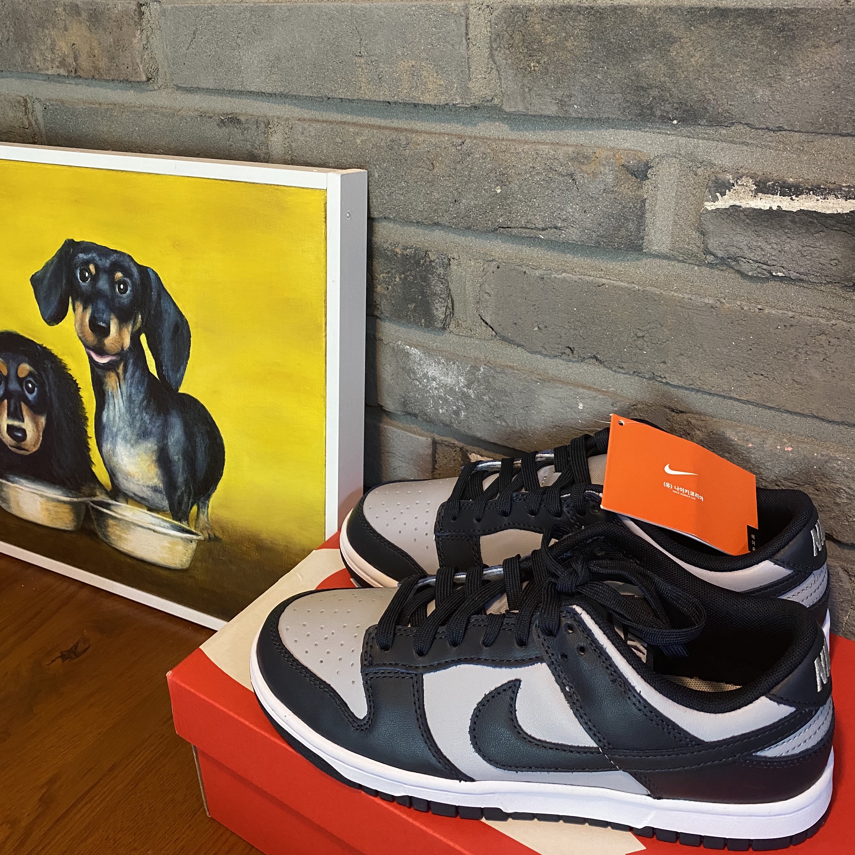Nike Dunk Low Retro Championship Grey 착용 스타일