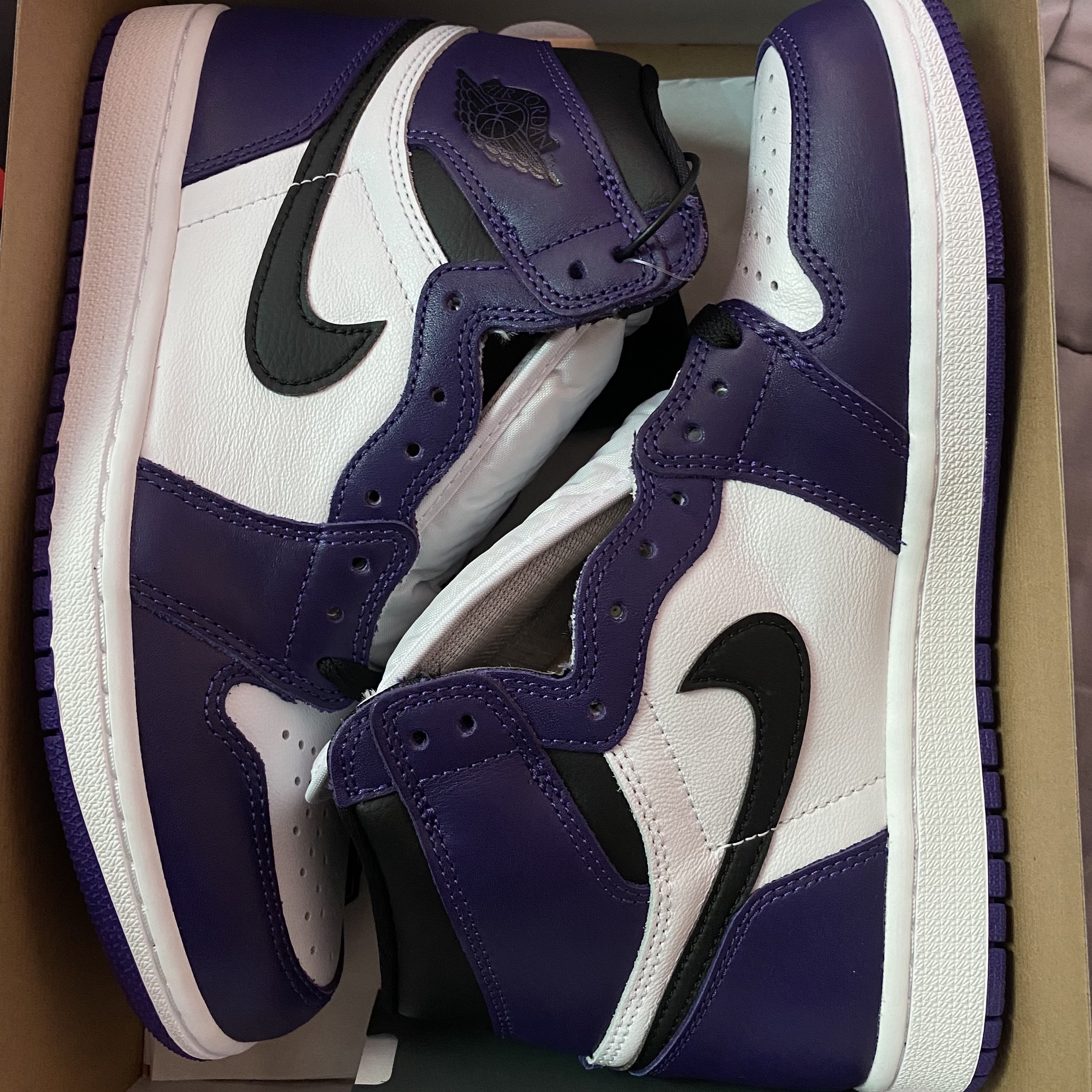Jordan 1 Retro High OG Court Purple 2020 착용 스타일