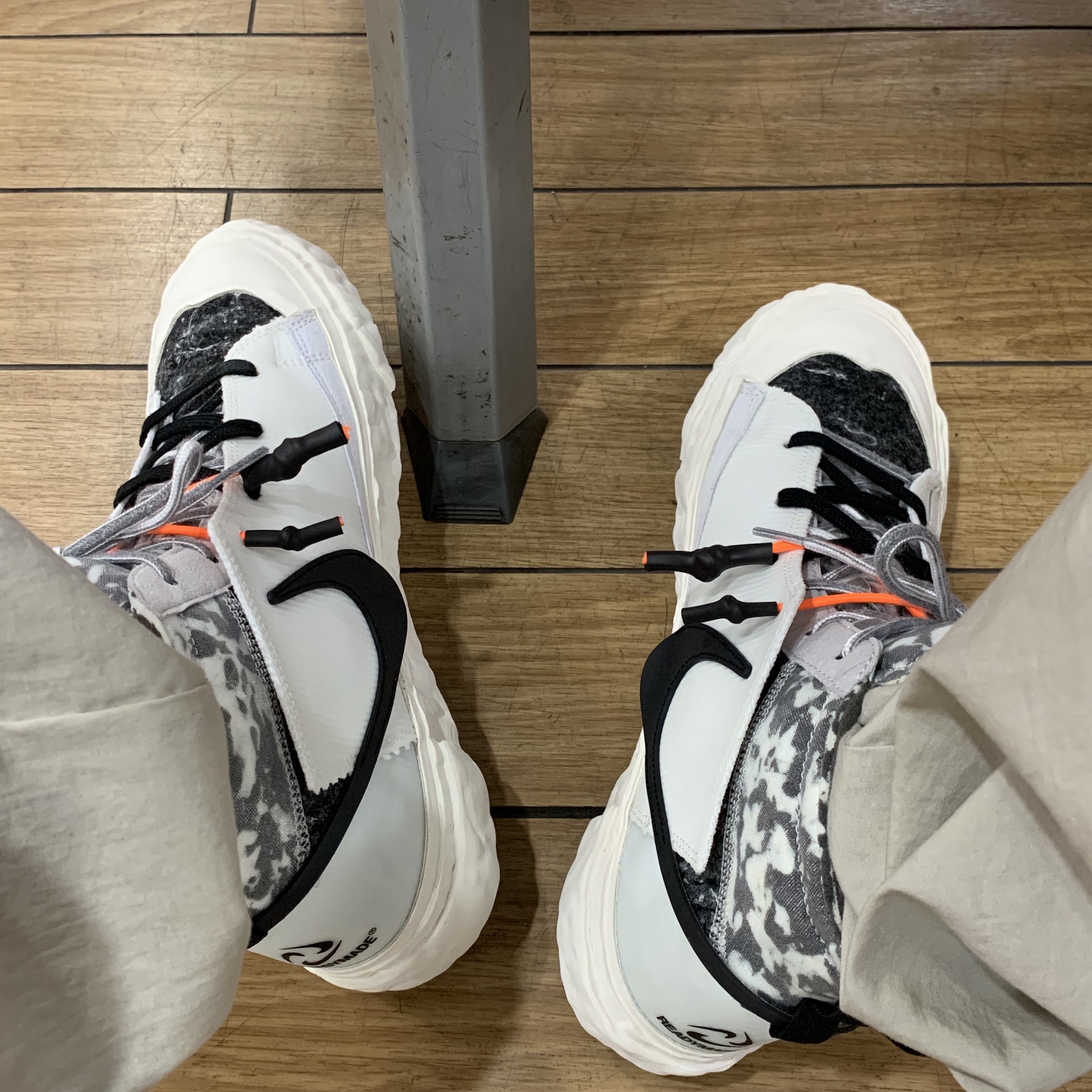 Nike x Readymade Blazer Mid White 착용 스타일