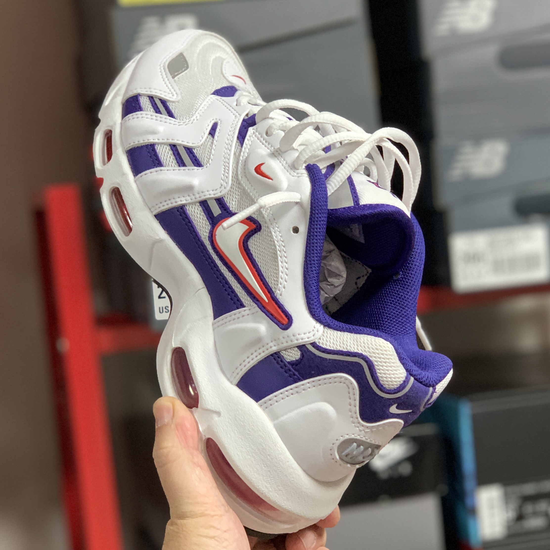 (W) Nike Air Max 96 II Grape Ice 착용 스타일 - 2