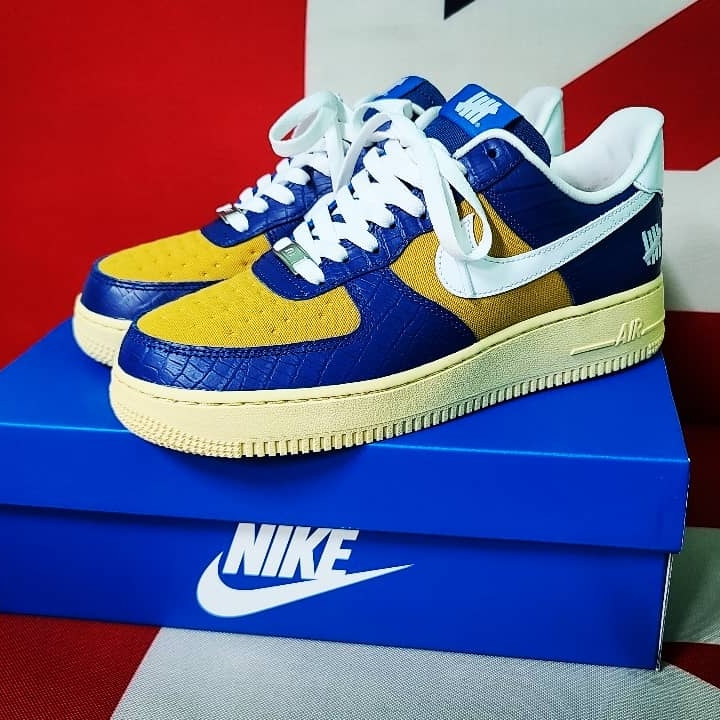 Nike x Undefeated Air Force 1 Low SP 5 On It Court Blue 착용 스타일 - 1