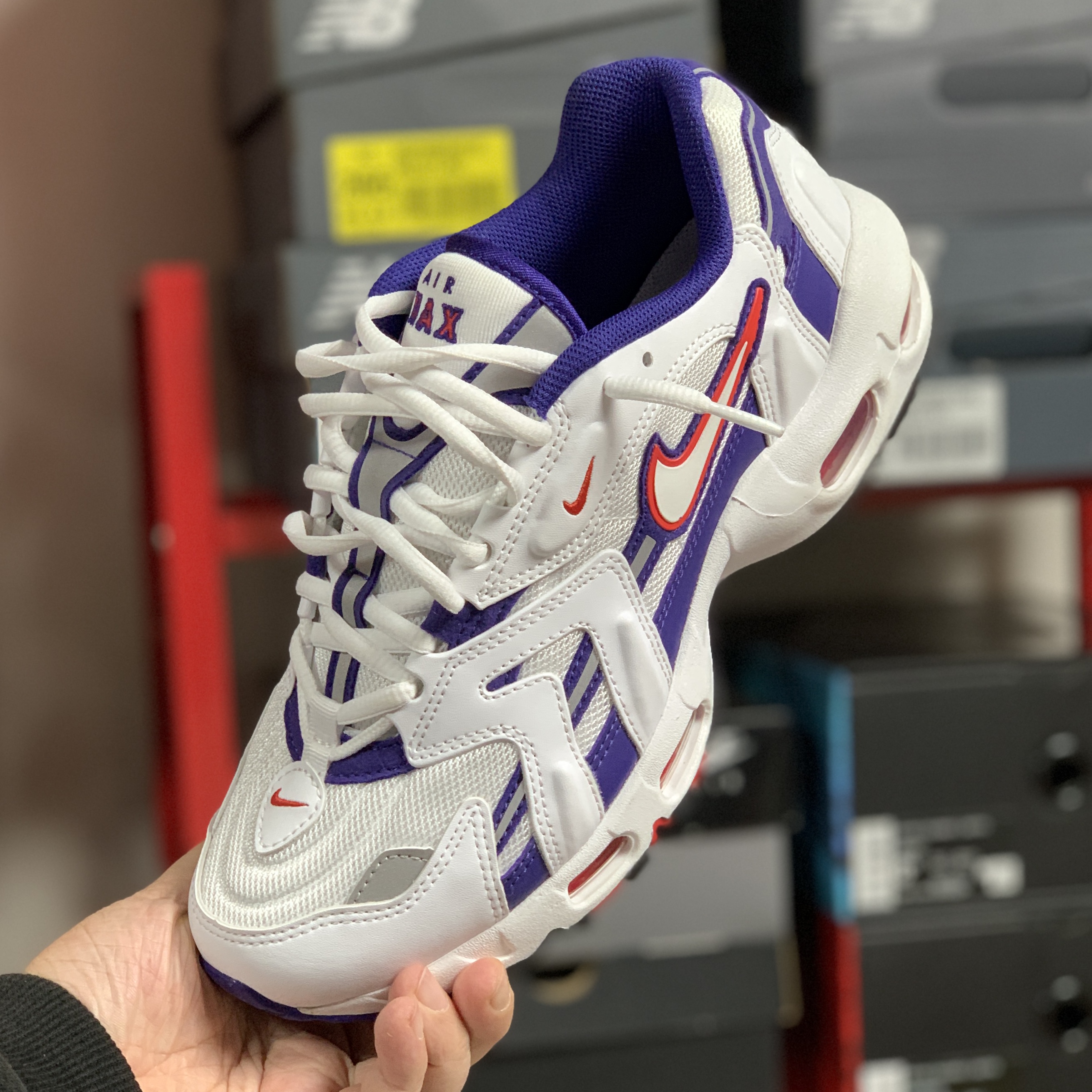 (W) Nike Air Max 96 II Grape Ice 착용 스타일 - 1