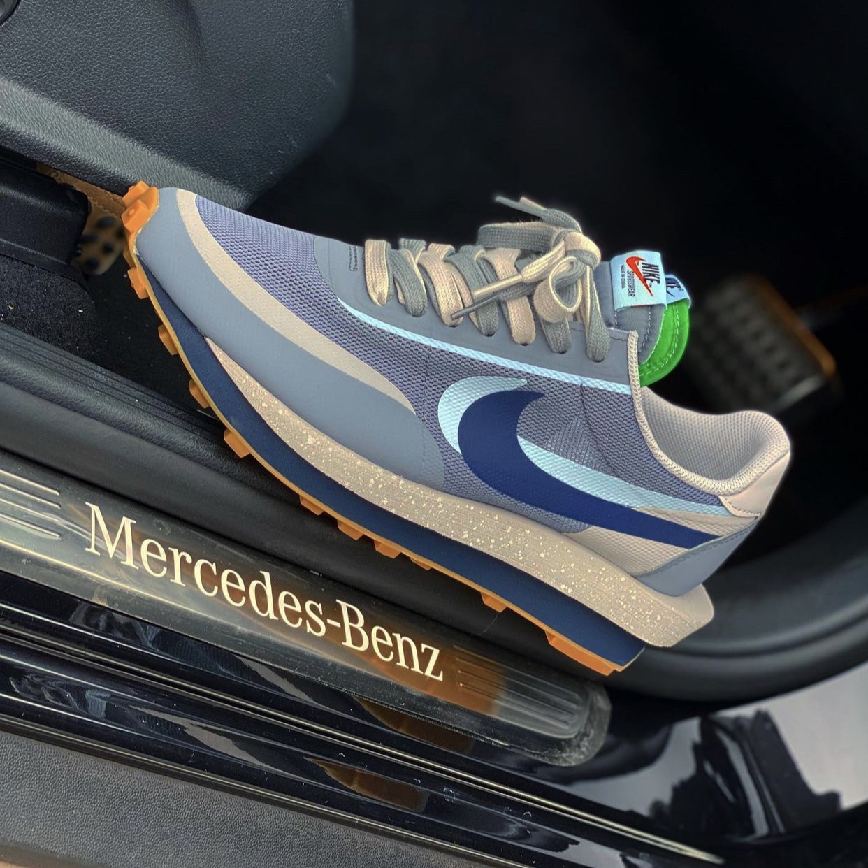 Nike x Sacai x Clot LDWaffle Cool Grey 착용 스타일