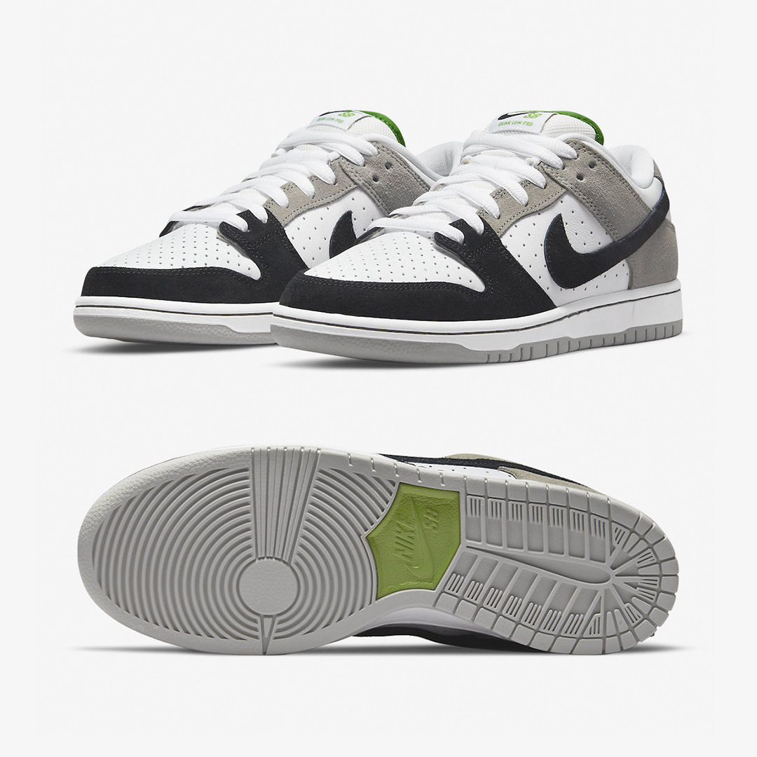 Nike SB Dunk Low Pro Chlorophyll 착용 스타일 - 2