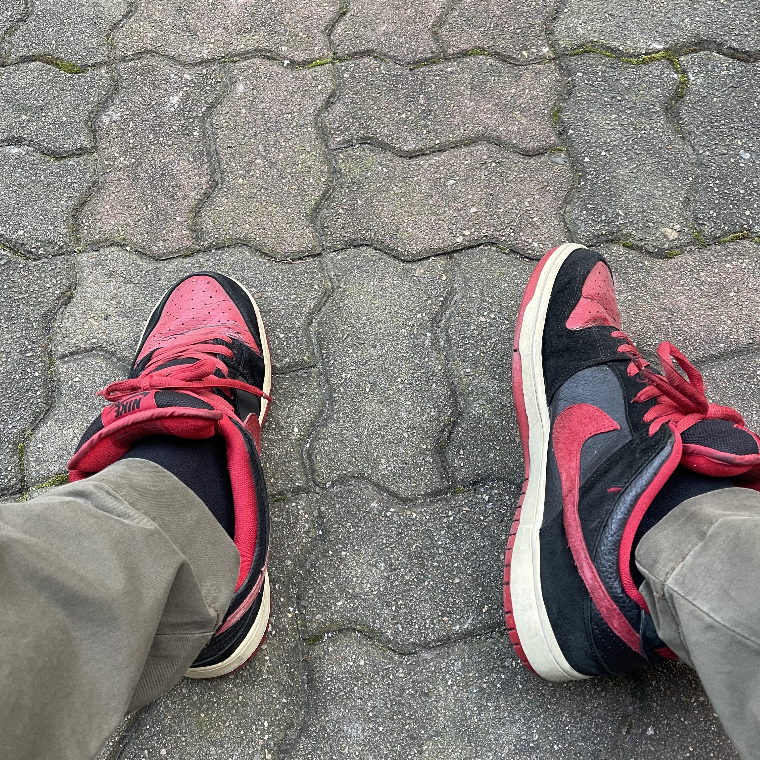 Nike SB Dunk Low Pro Bred 착용 스타일