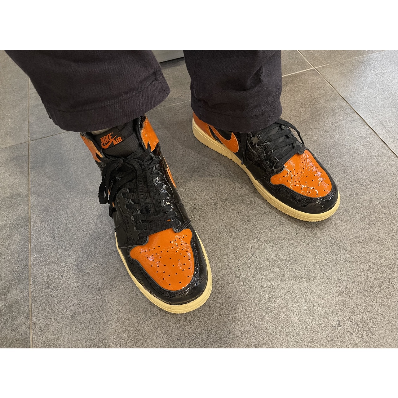 Jordan 1 Retro High Shattered Backboard 3.0 착용 스타일