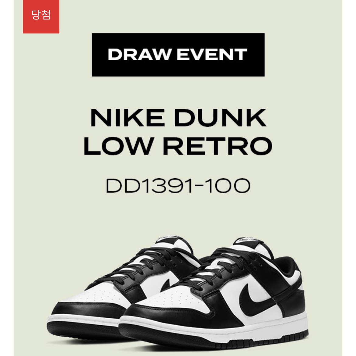Nike Dunk Low Retro Black 착용 스타일 - 2