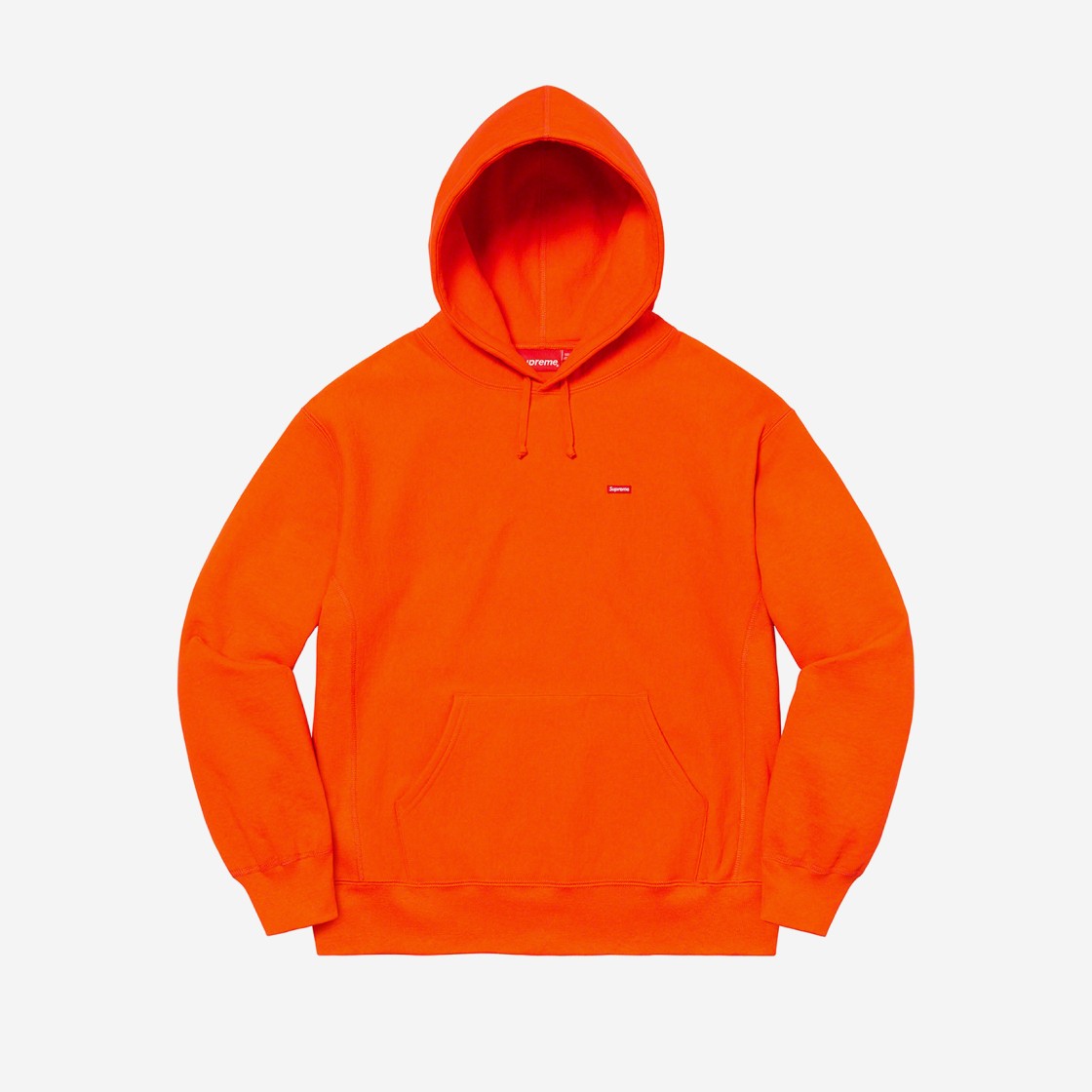 Supreme Small Box Hooded Sweatshirt Orange - 21FW 상세 이미지 1