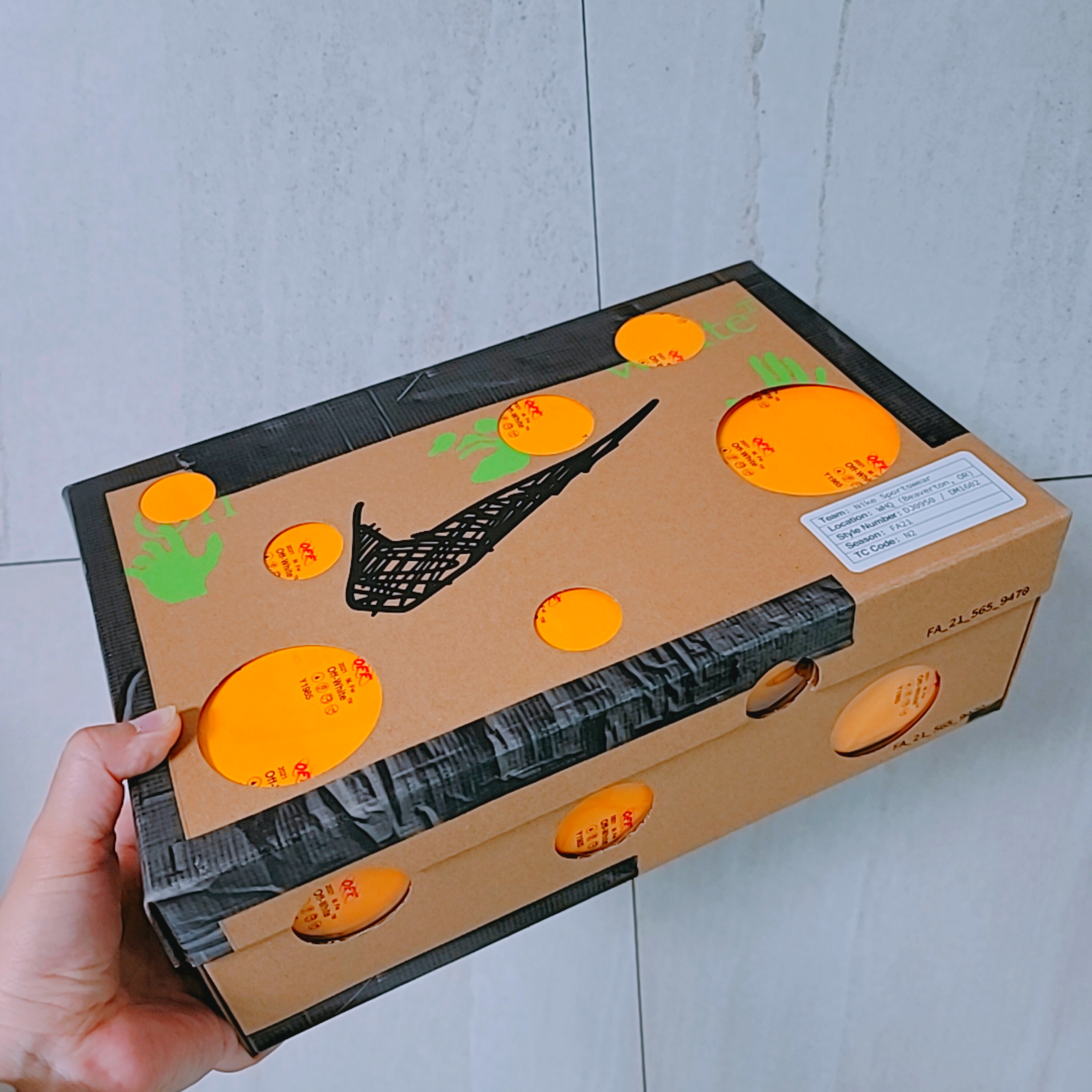Nike x Off-White Dunk Low The 50 - Lot 46, (GS) Jordan 1 Retro High OG Pollen 착용 스타일 - 3