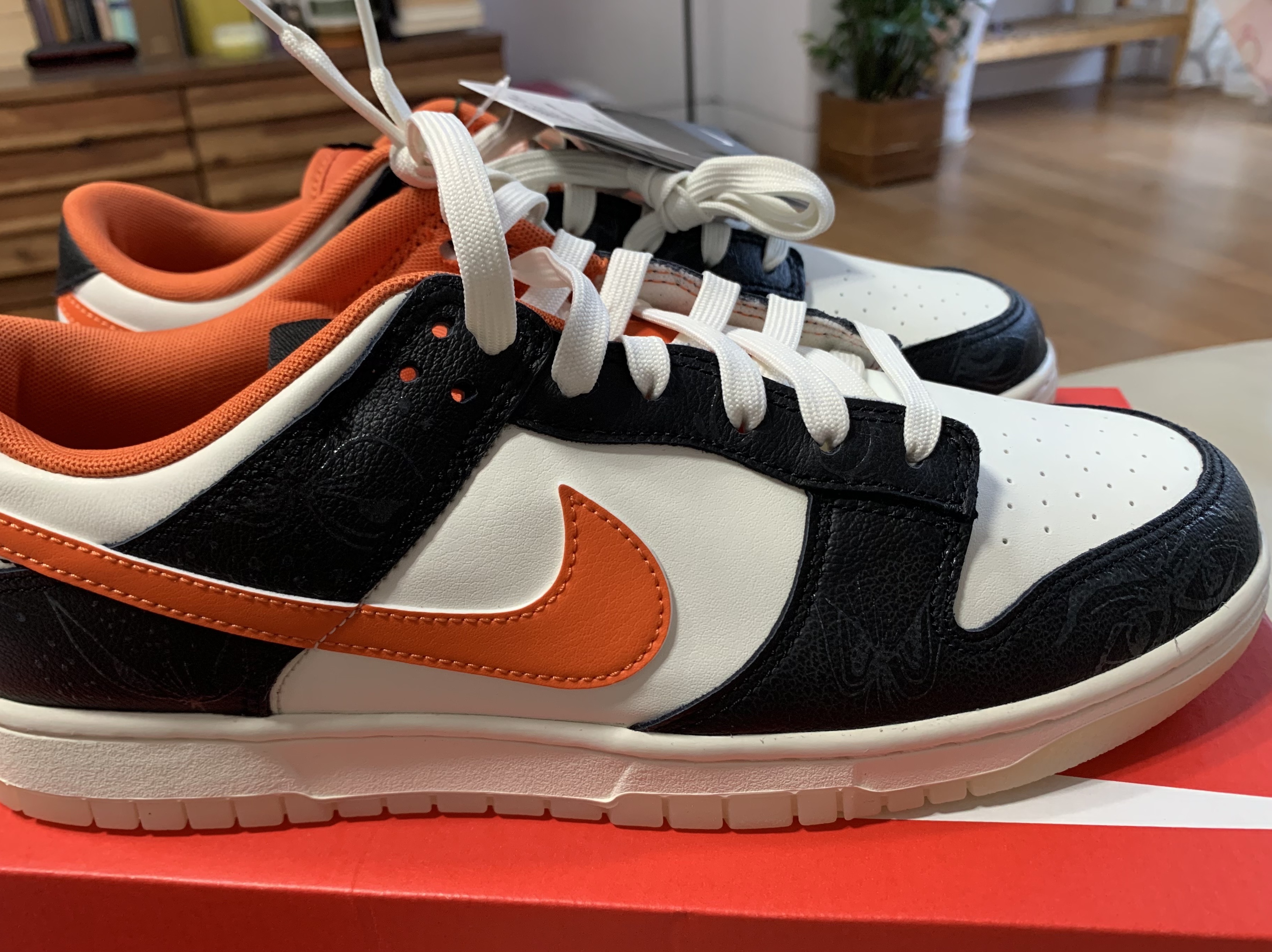 Nike Dunk Low Retro PRM Halloween 착용 스타일 - 1