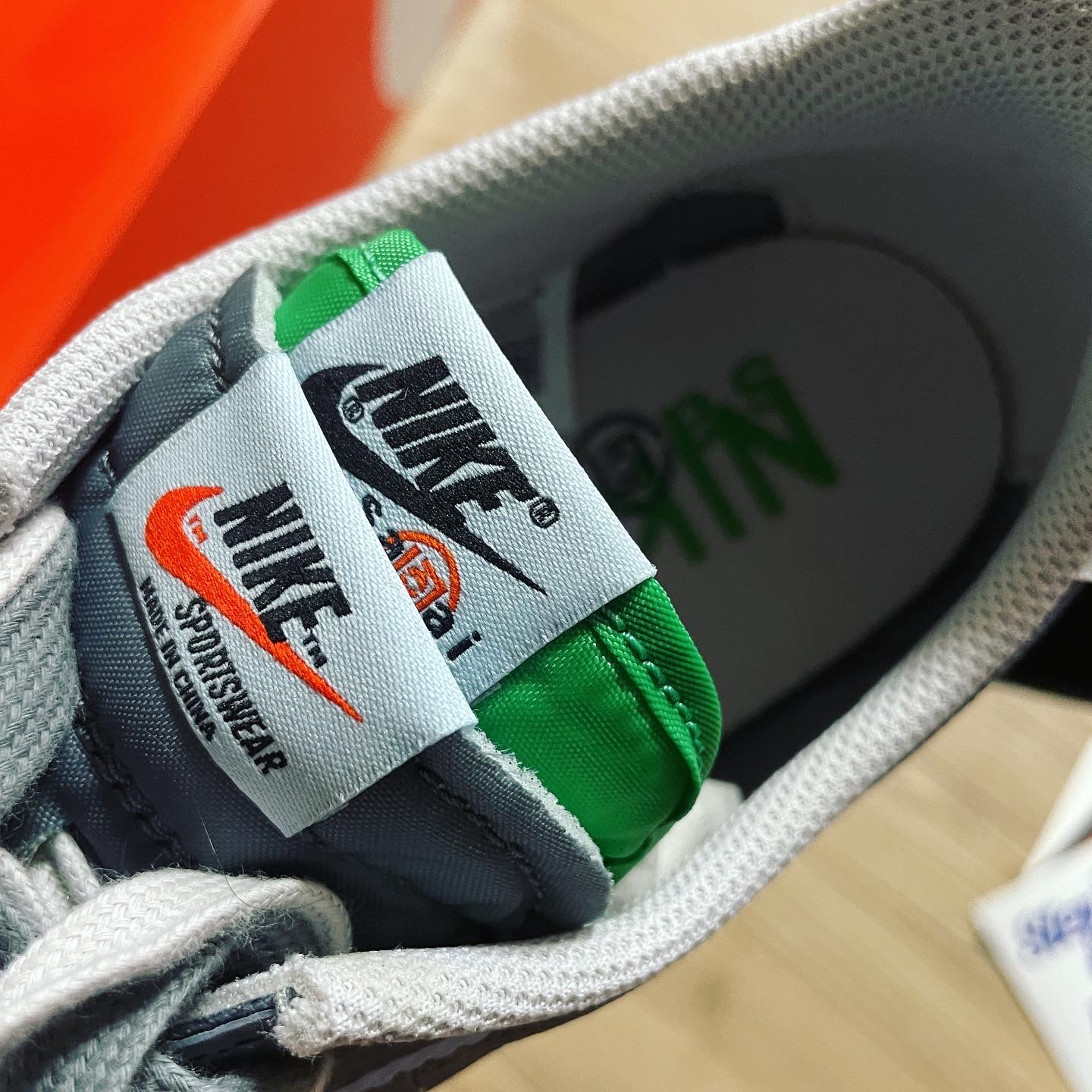 Nike x Sacai x Clot LDWaffle Cool Grey 착용 스타일 - 4