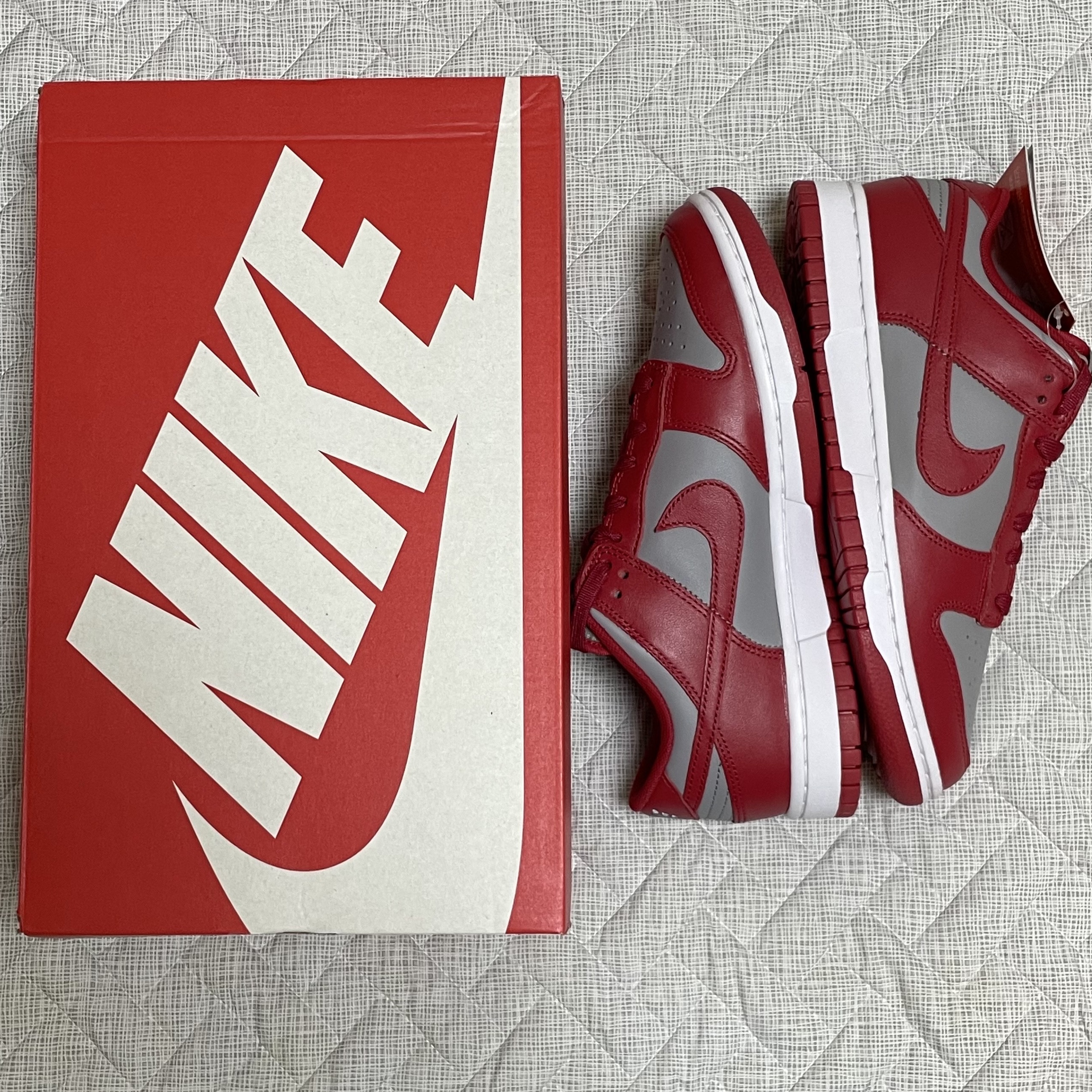 Nike Dunk Low Retro Medium Grey ์ฐฉ์ฉ ์คํ์ผ