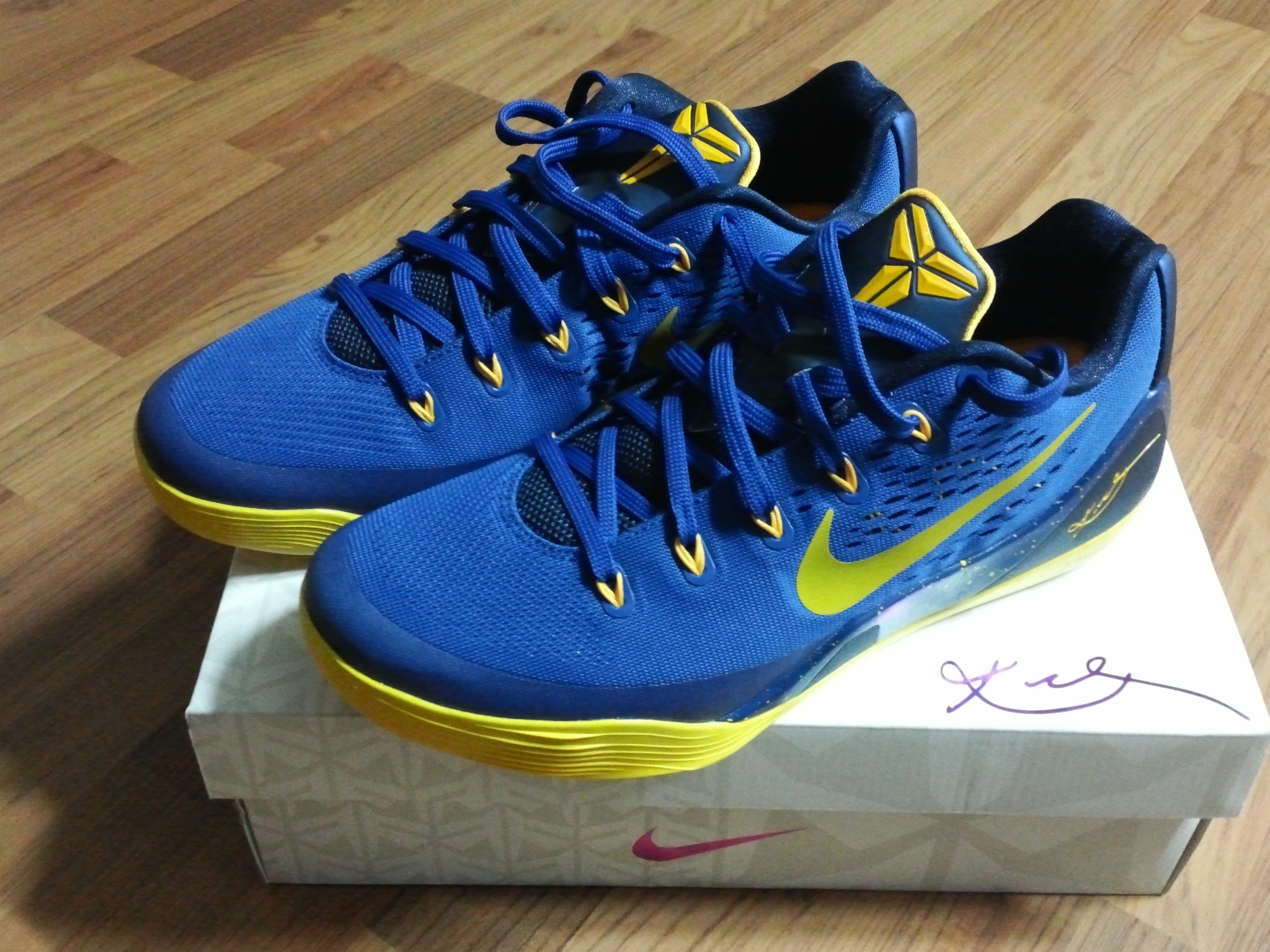 Nike Kobe 9 EM Gym Blue 착용 스타일 - 2